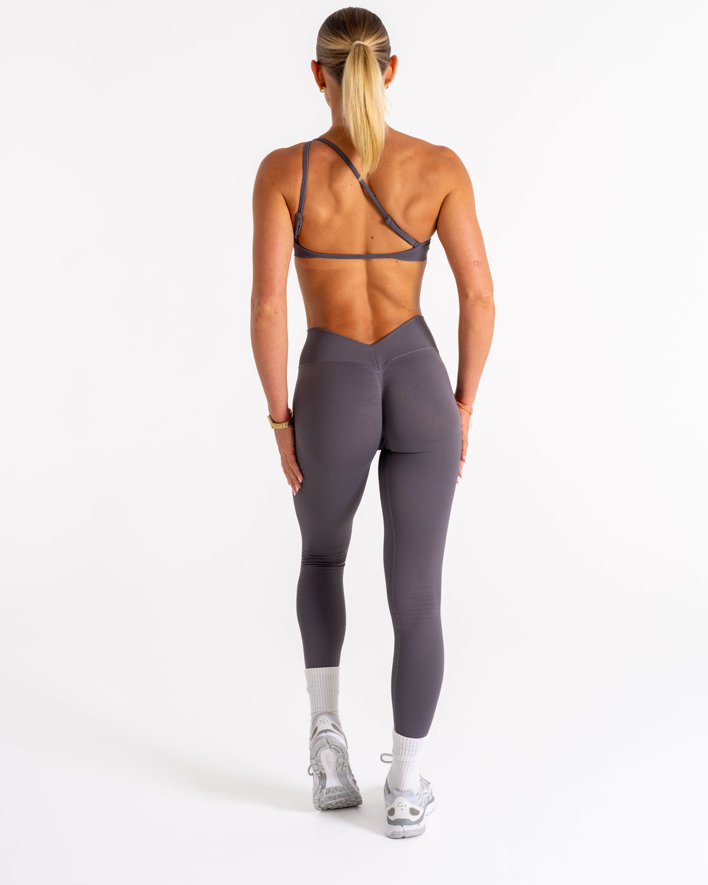 LJ V-BACK SCRUNCH LEGGING - STORM