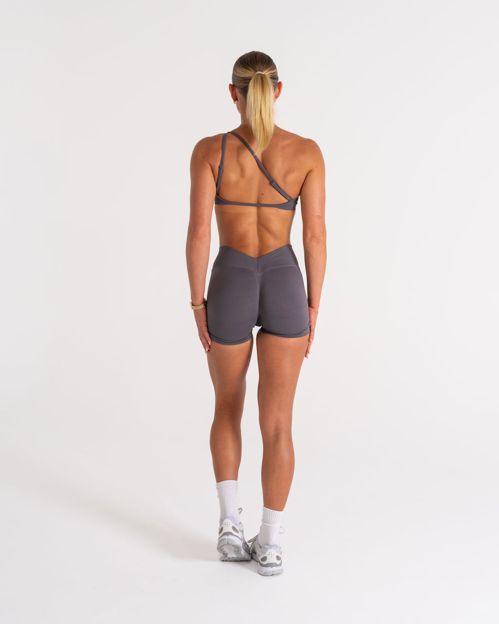 LJ V-BACK SCRUNCH SHORTS - STORM