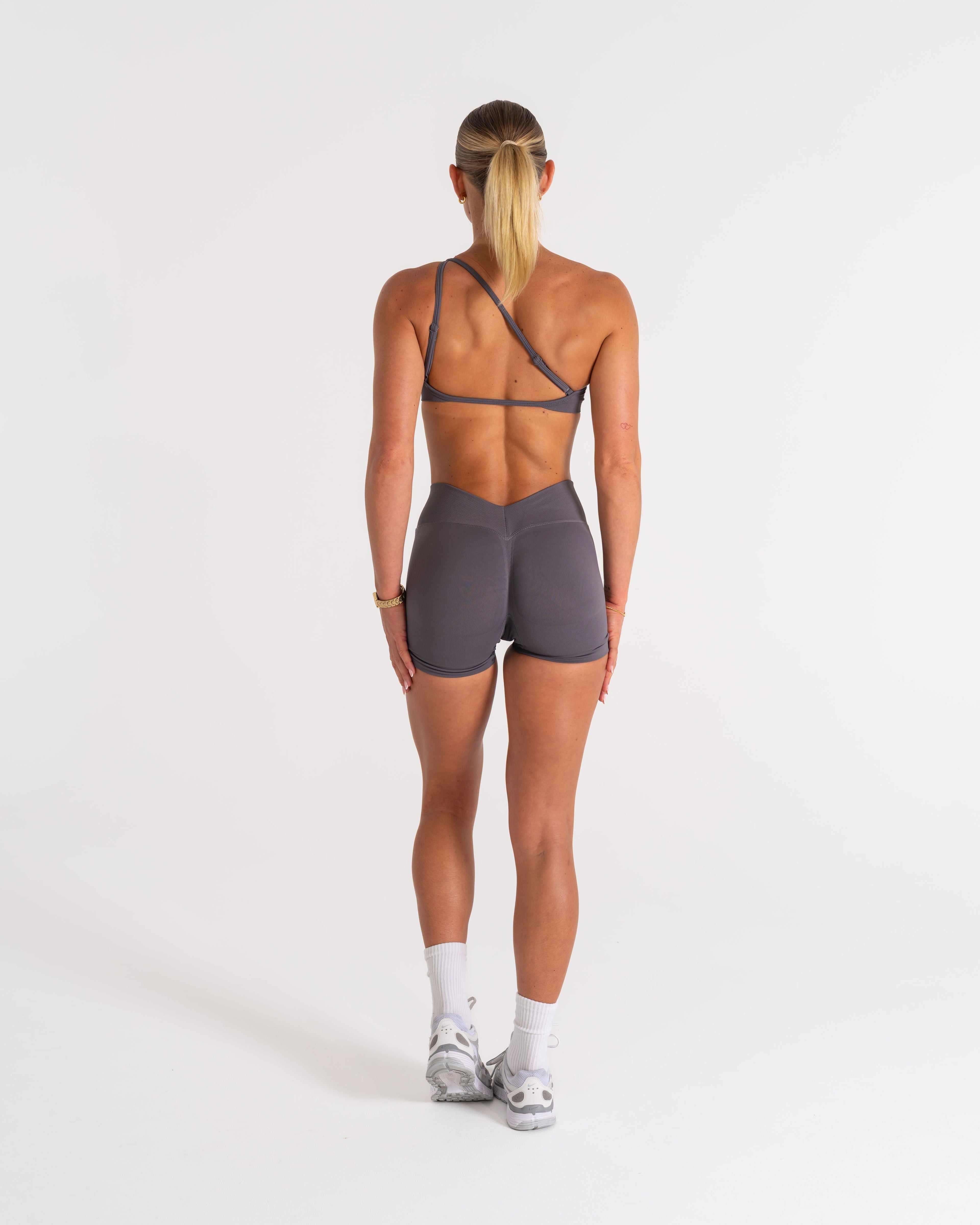 LJ V-BACK SCRUNCH SHORTS - STORM