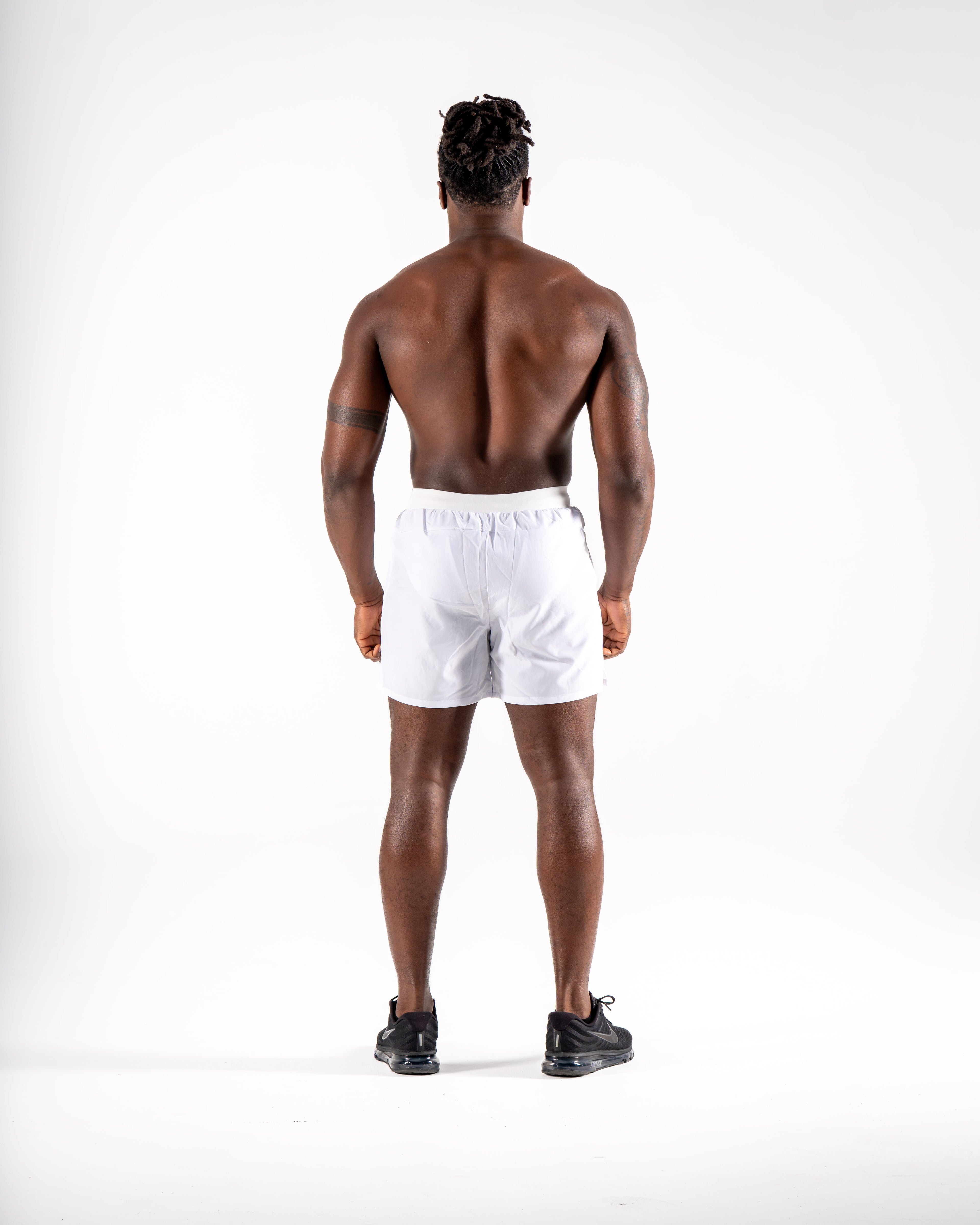 KTP TRAINING SHORTS - WHITE