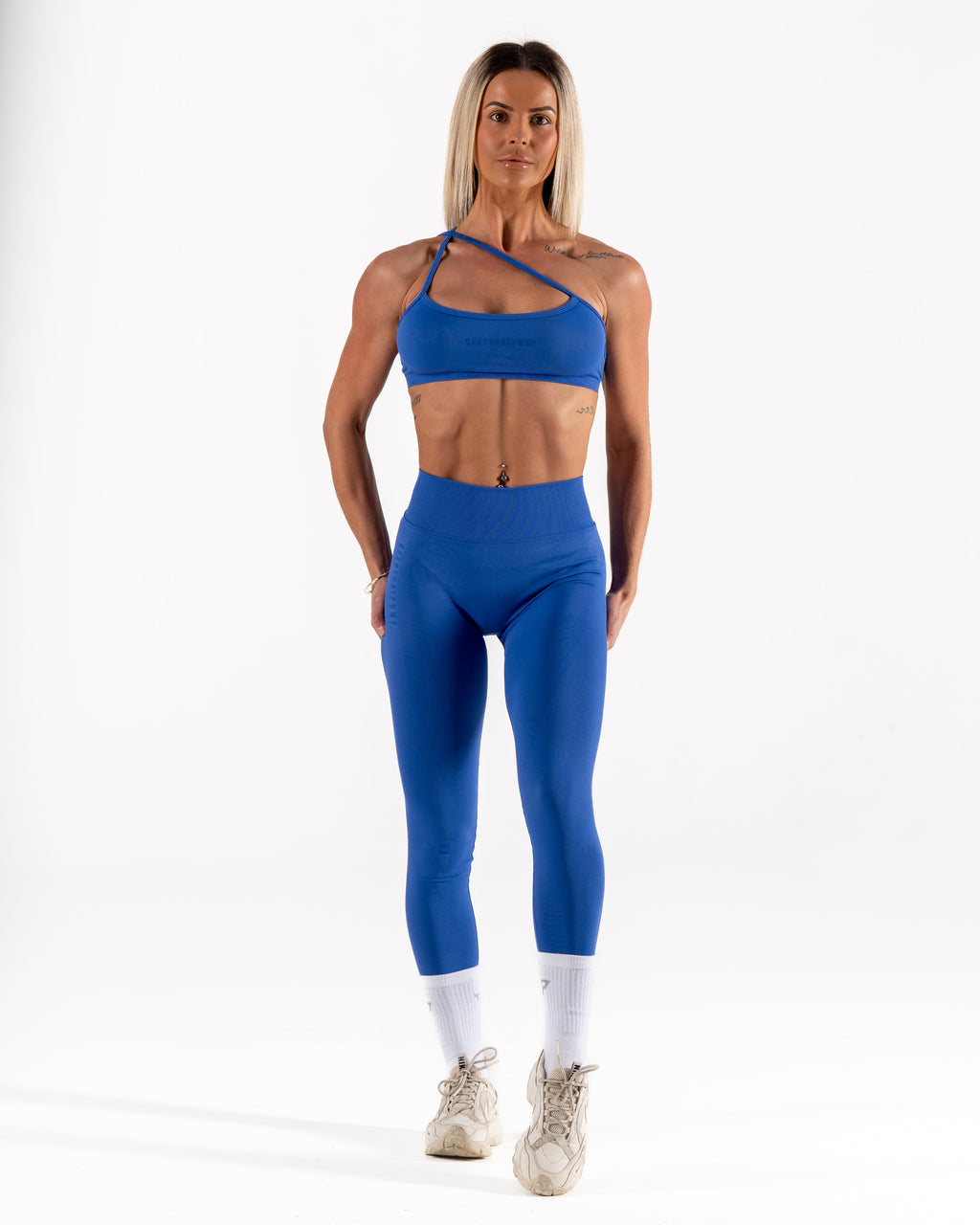 LJ V-BACK SCRUNCH LEGGING - ELECTRIC BLUE