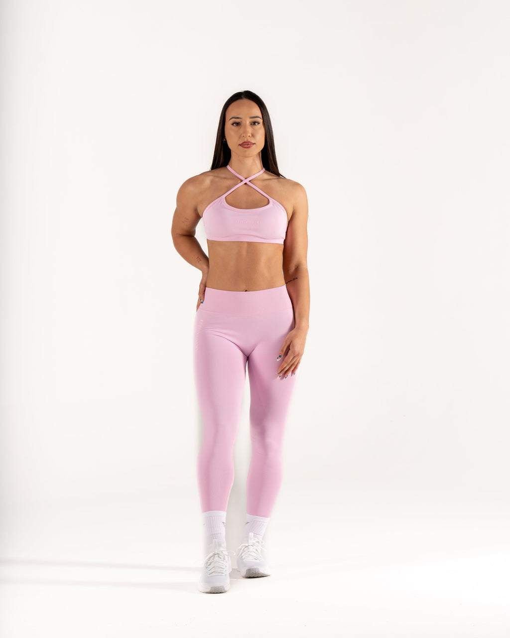 LJ V-BACK SCRUNCH LEGGING - PINK