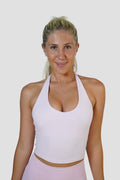 KIARA HALTER TOP - PINK