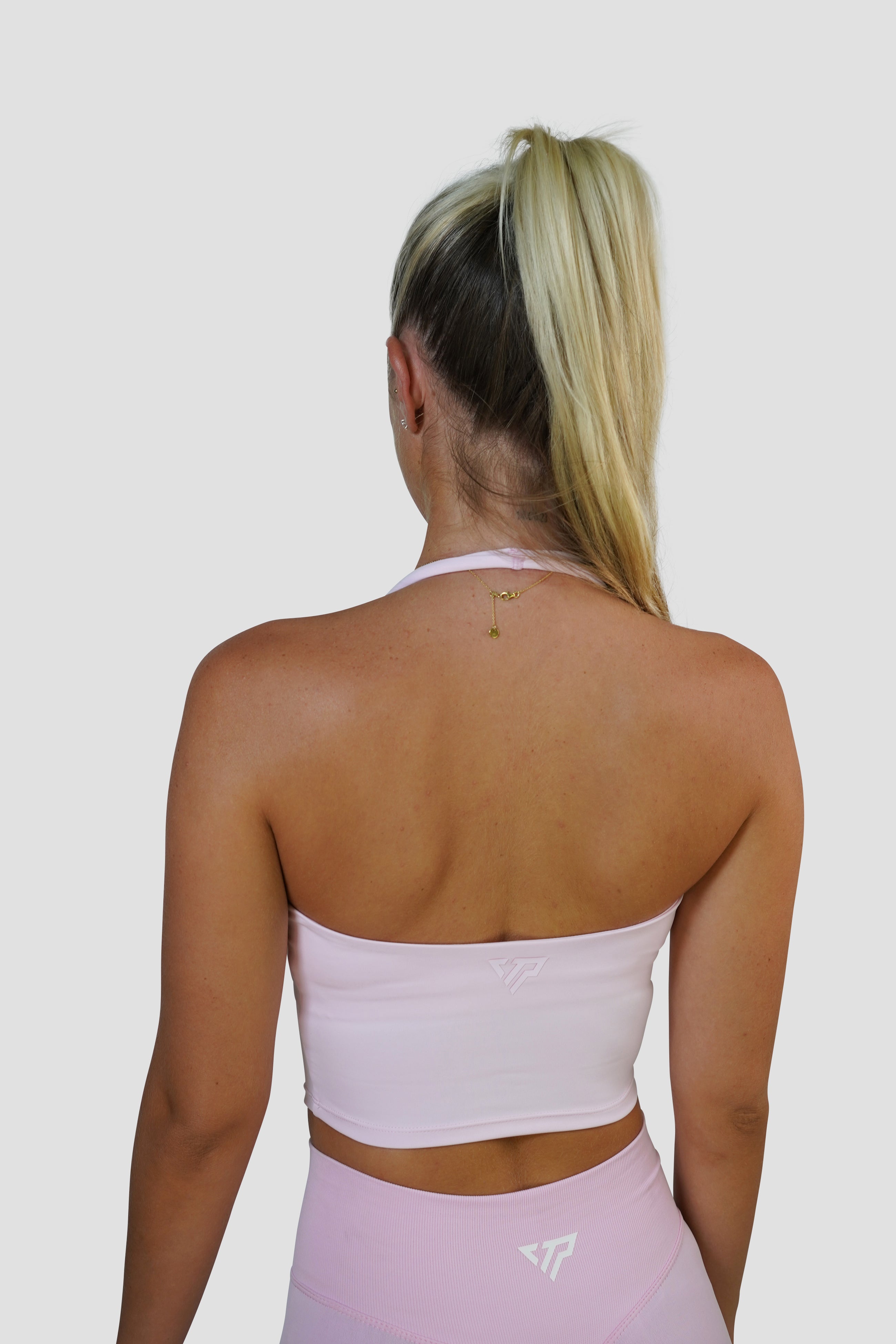 KIARA HALTER TOP - PINK