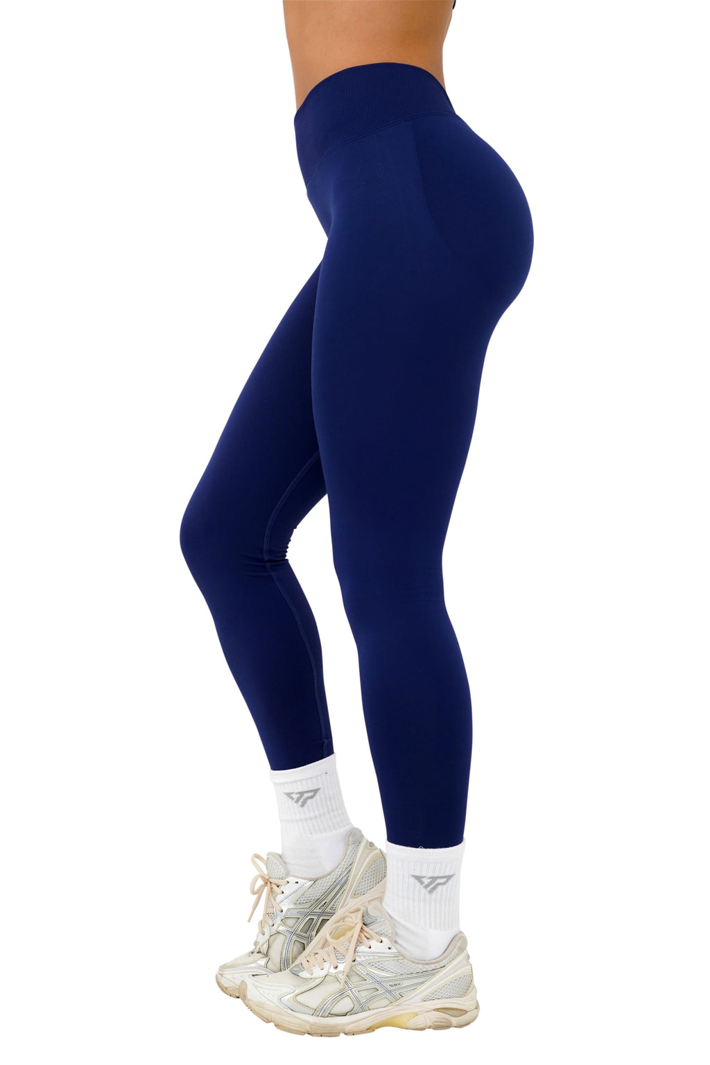 LJ V-BACK SCRUNCH LEGGING - NAVY