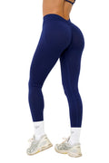 LJ V-BACK SCRUNCH LEGGING - NAVY