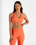 RECOIL HALTER CROP - TAHITI ORANGE