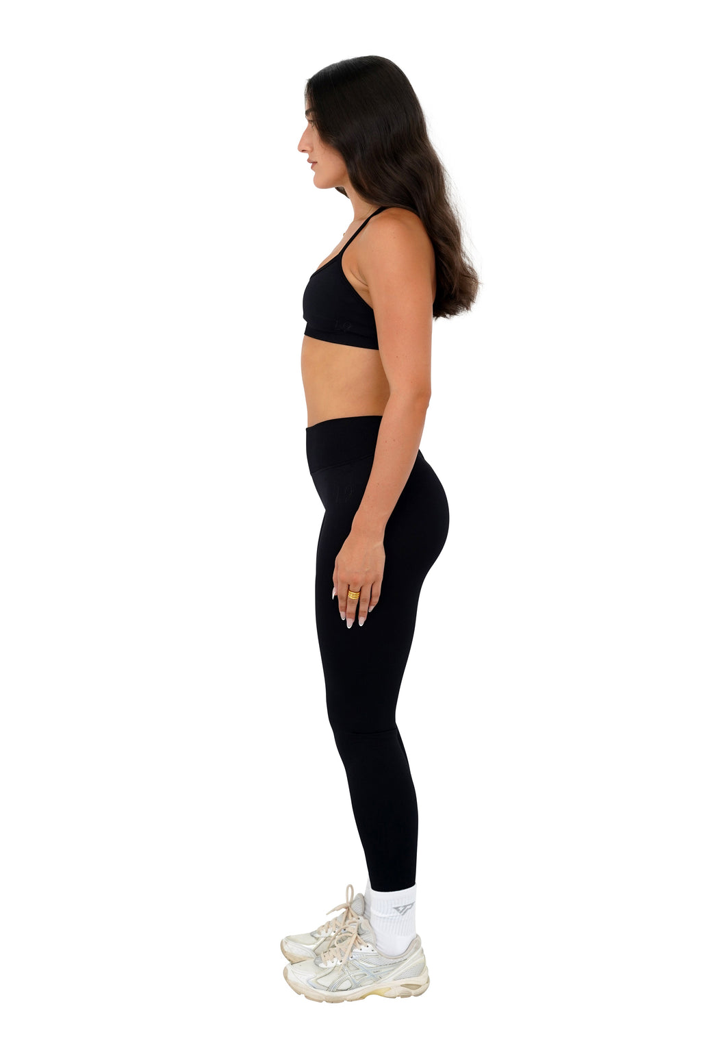 LJ V-BACK SCRUNCH LEGGING - BLACK