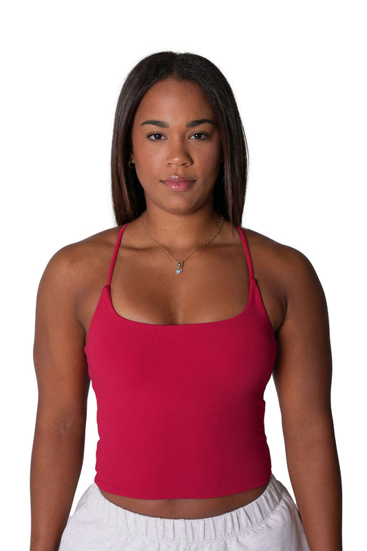 NAAZ TANK - DARK RED