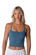 NAAZ TANK - BLUE TEAL