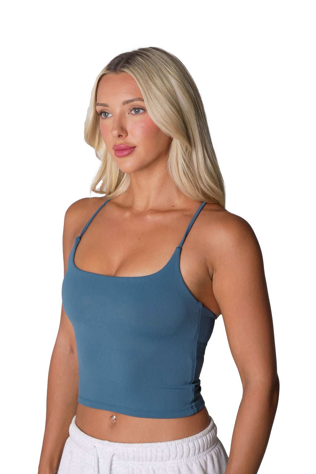 NAAZ TANK - BLUE TEAL