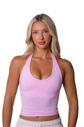 RECOIL HALTER TANK TOP - PINK