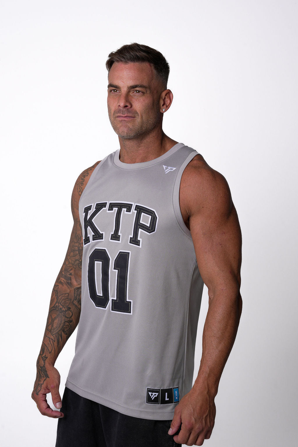 KTP BASKETBALL TANK - GREY