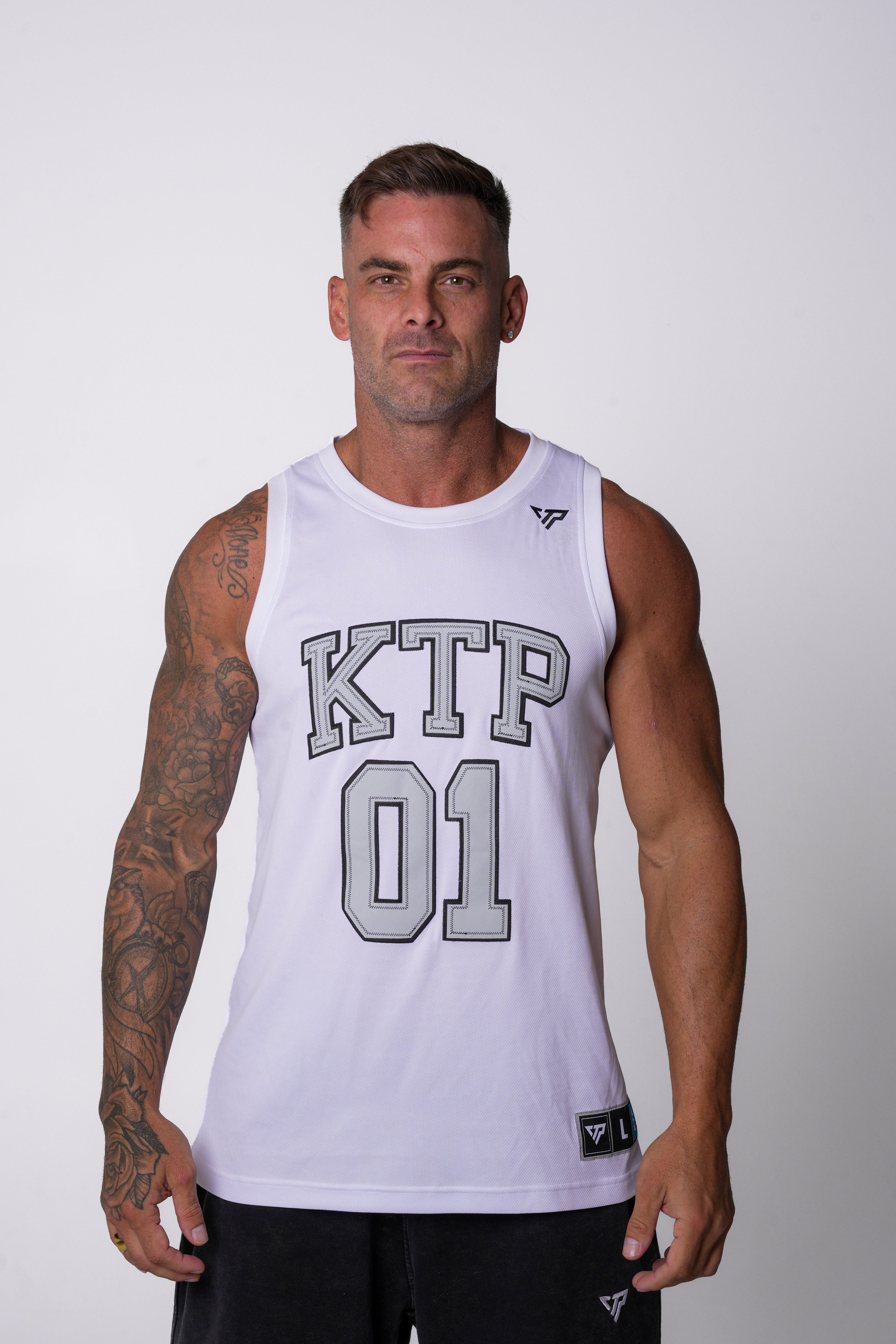 BASKETBALL TANK - WHITE