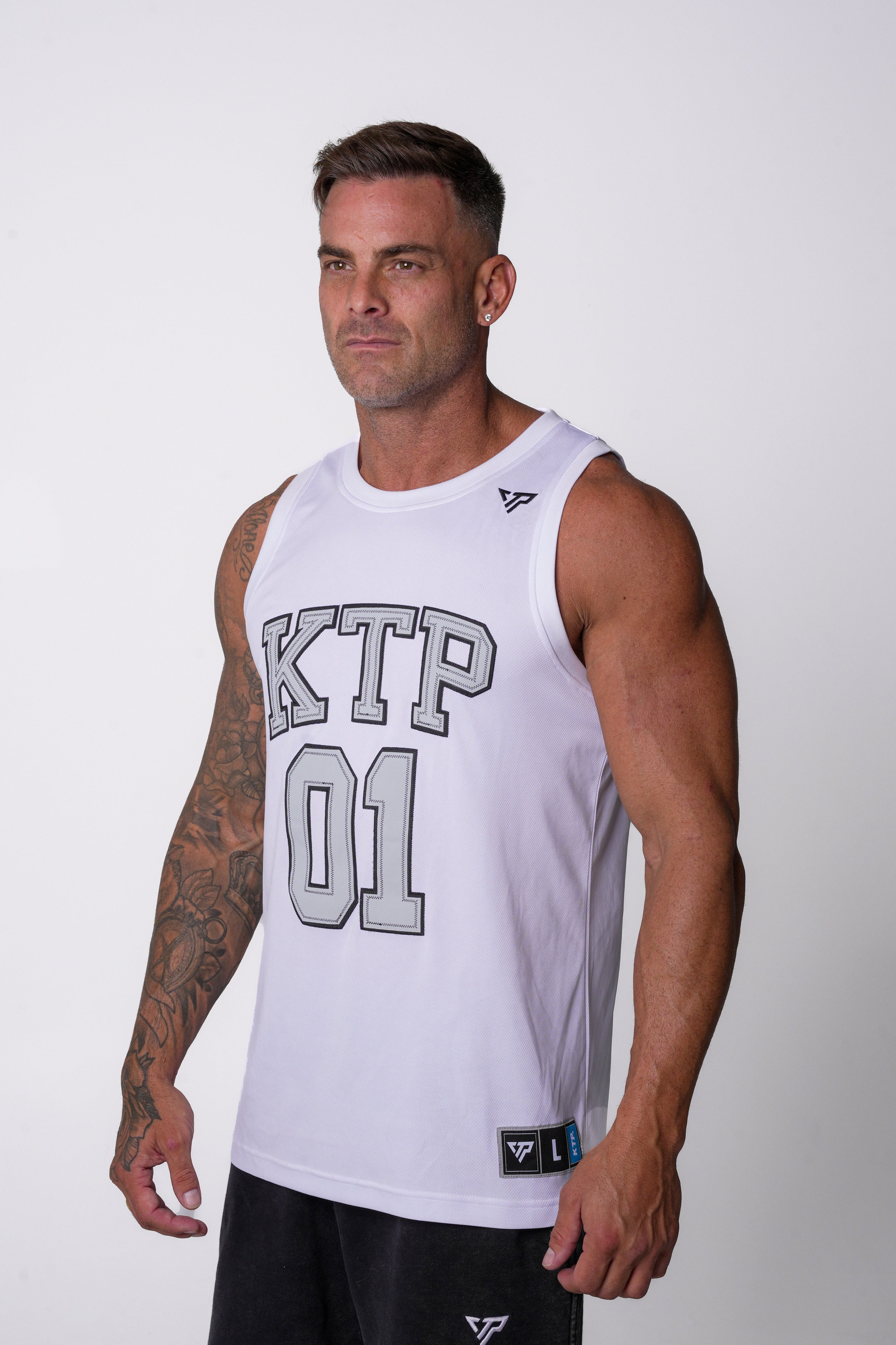 BASKETBALL TANK - WHITE