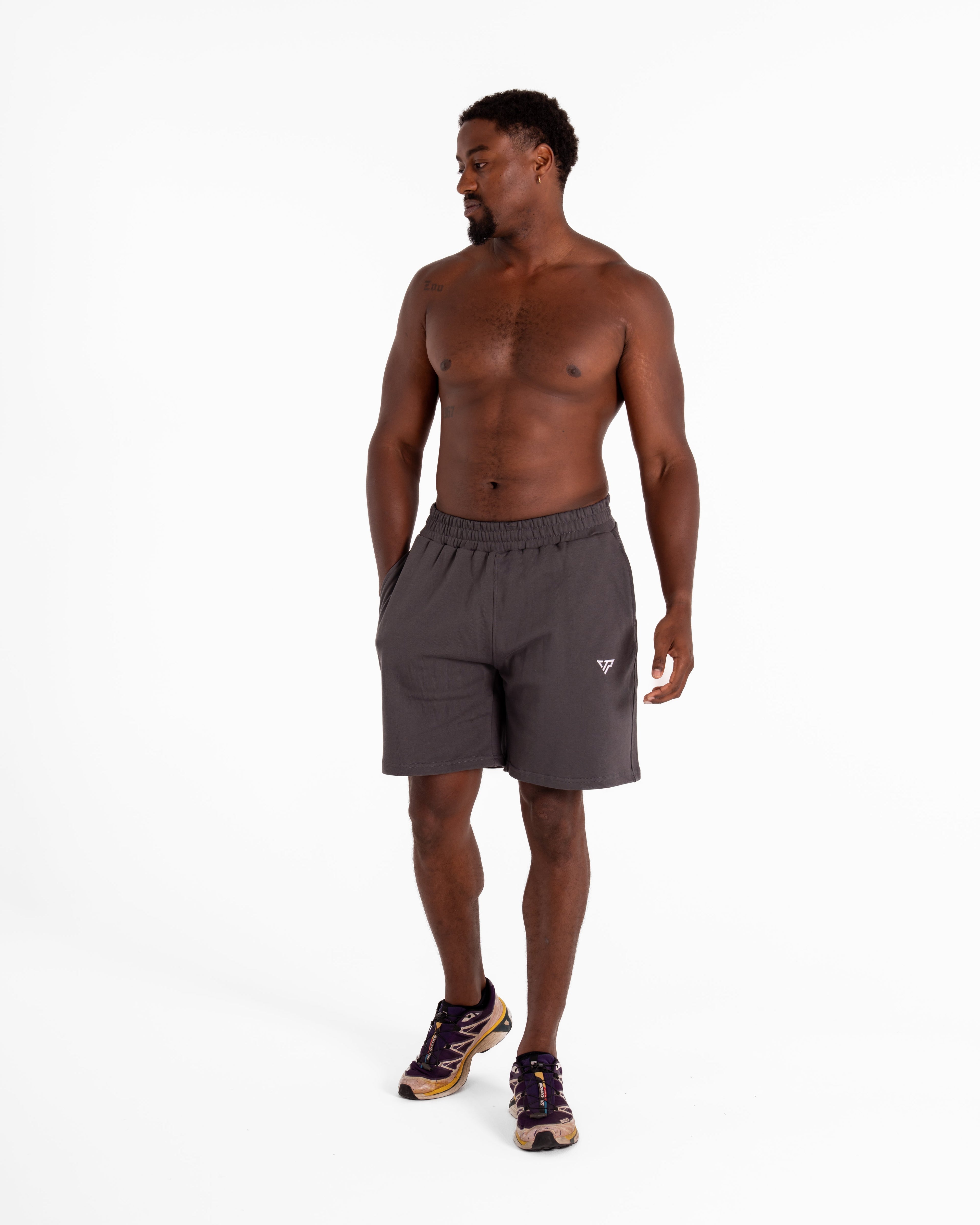 KTP CASUAL SHORTS - DARK GREY
