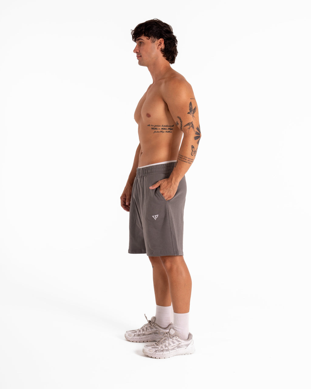 KTP CASUAL SHORTS - MEDIUM GREY