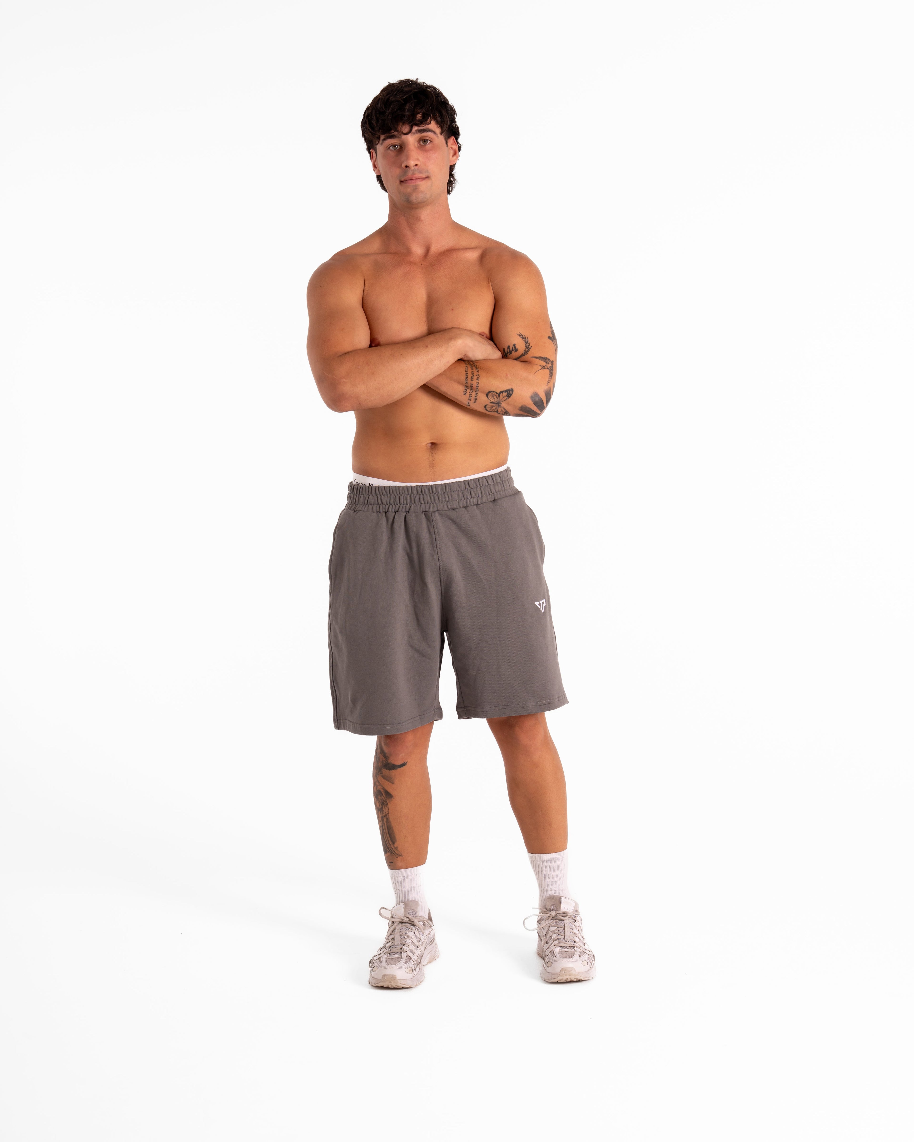 KTP CASUAL SHORTS - MEDIUM GREY