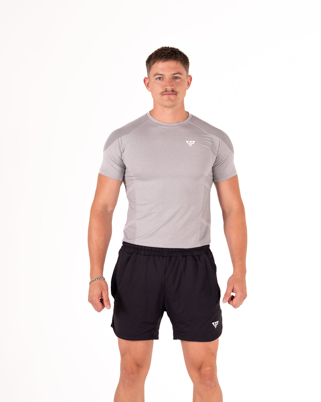 KTP MEN'S ULTRA FIT TEE - MARLE GREY
