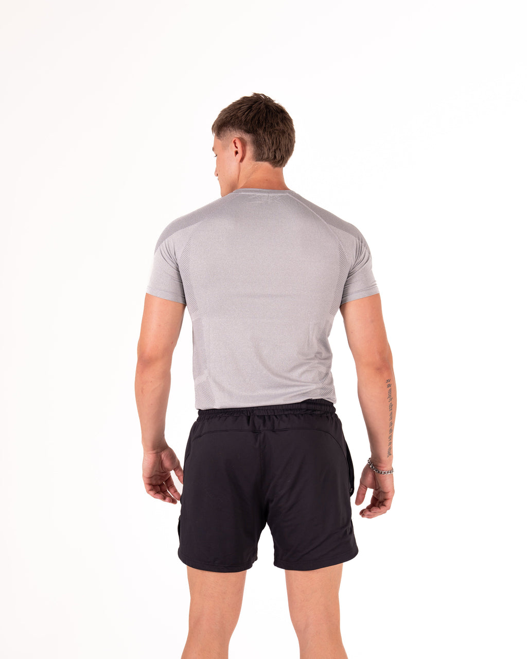 KTP MEN'S ULTRA FIT TEE - MARLE GREY