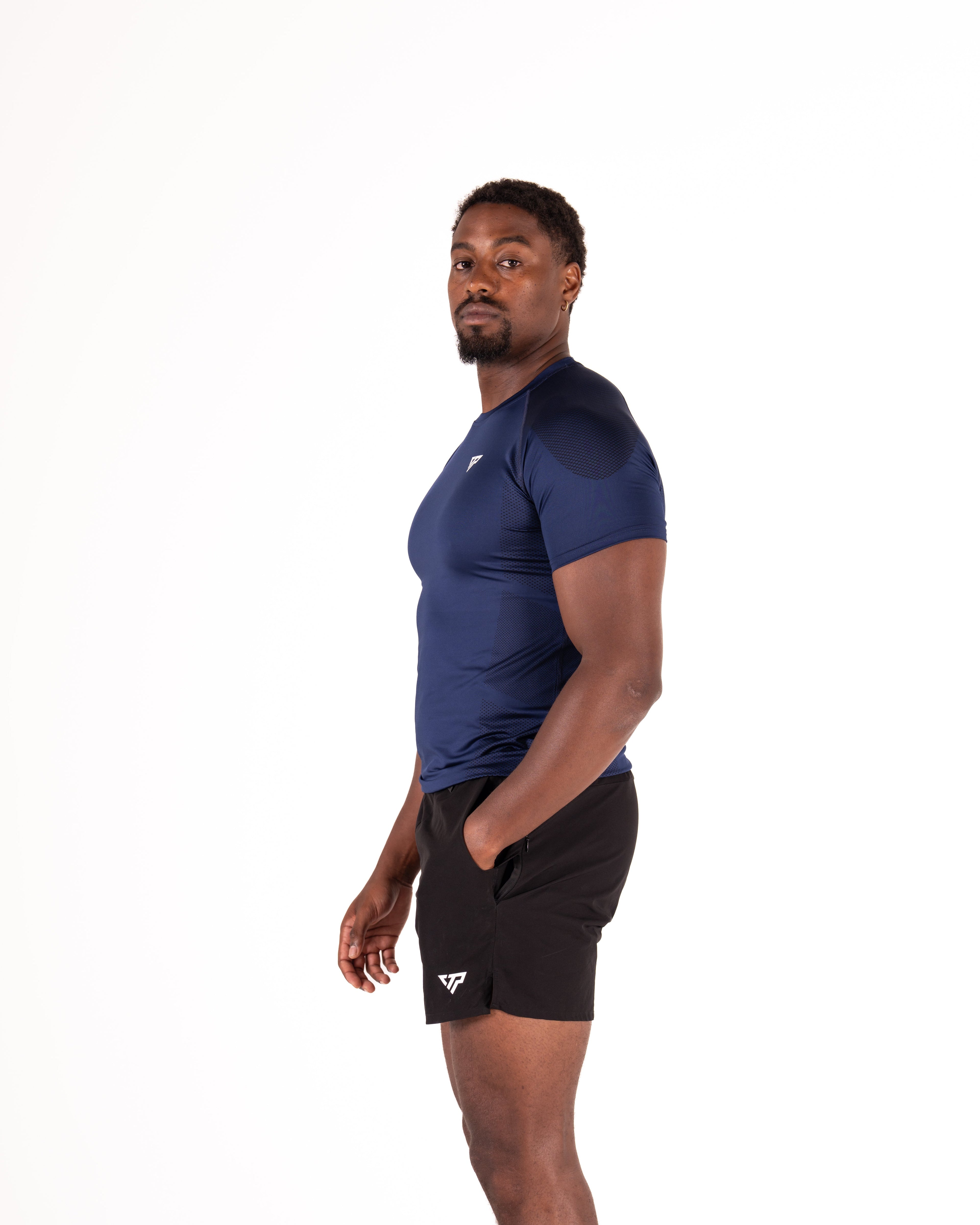 KTP MEN'S ULTRA FIT TEE - NAVY