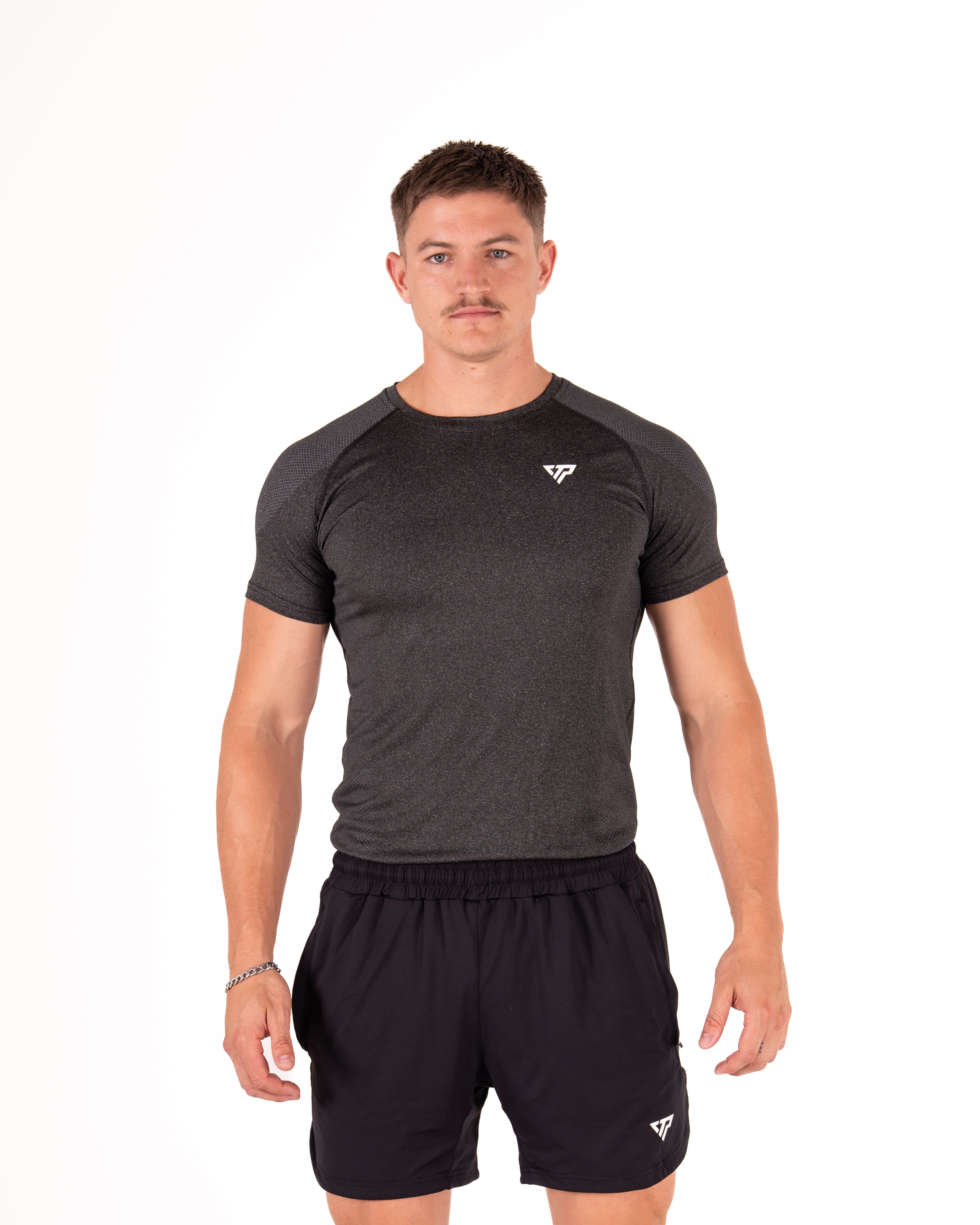 KTP MEN'S ULTRA FIT TEE - BLACK