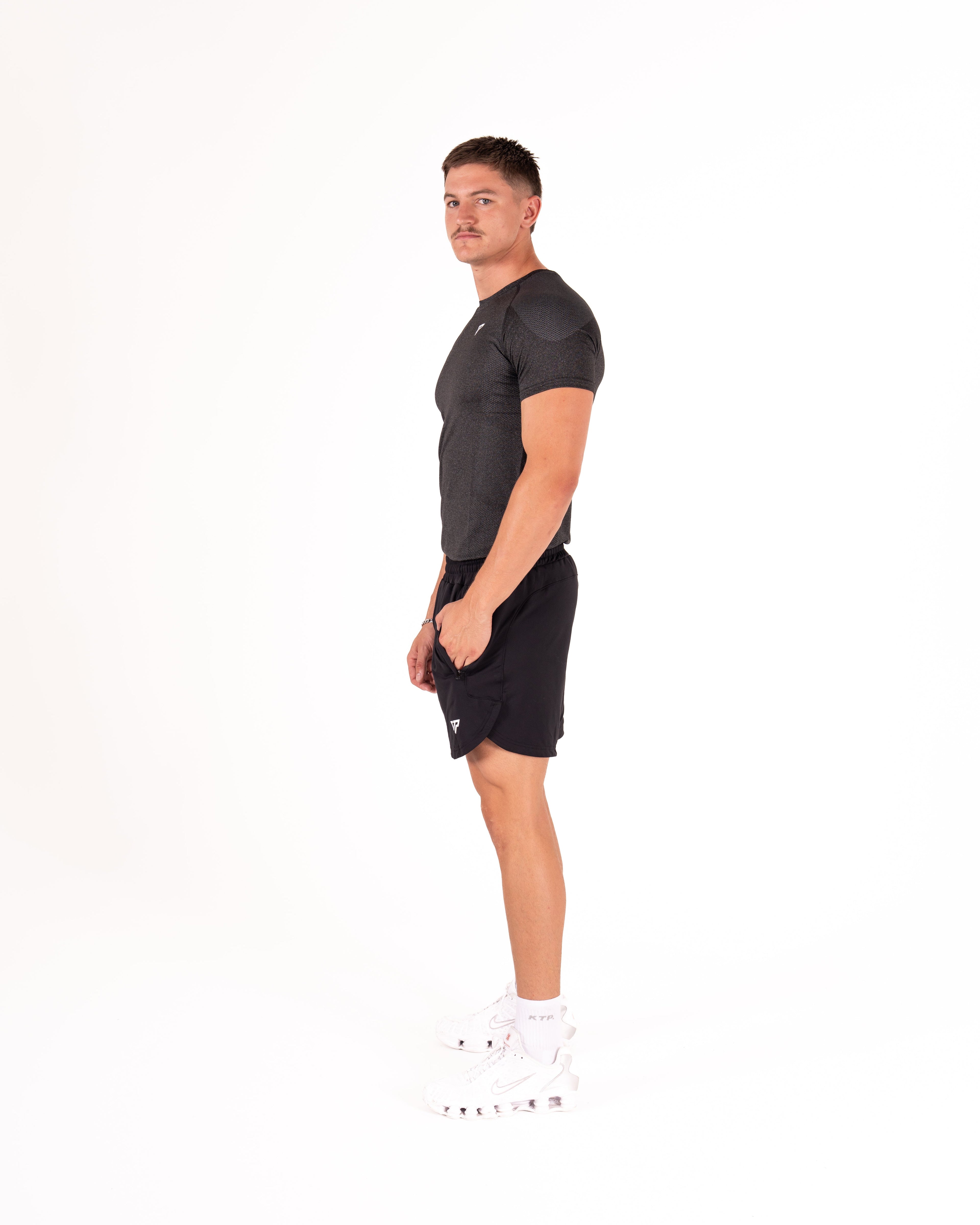 KTP MEN'S ULTRA FIT TEE - BLACK