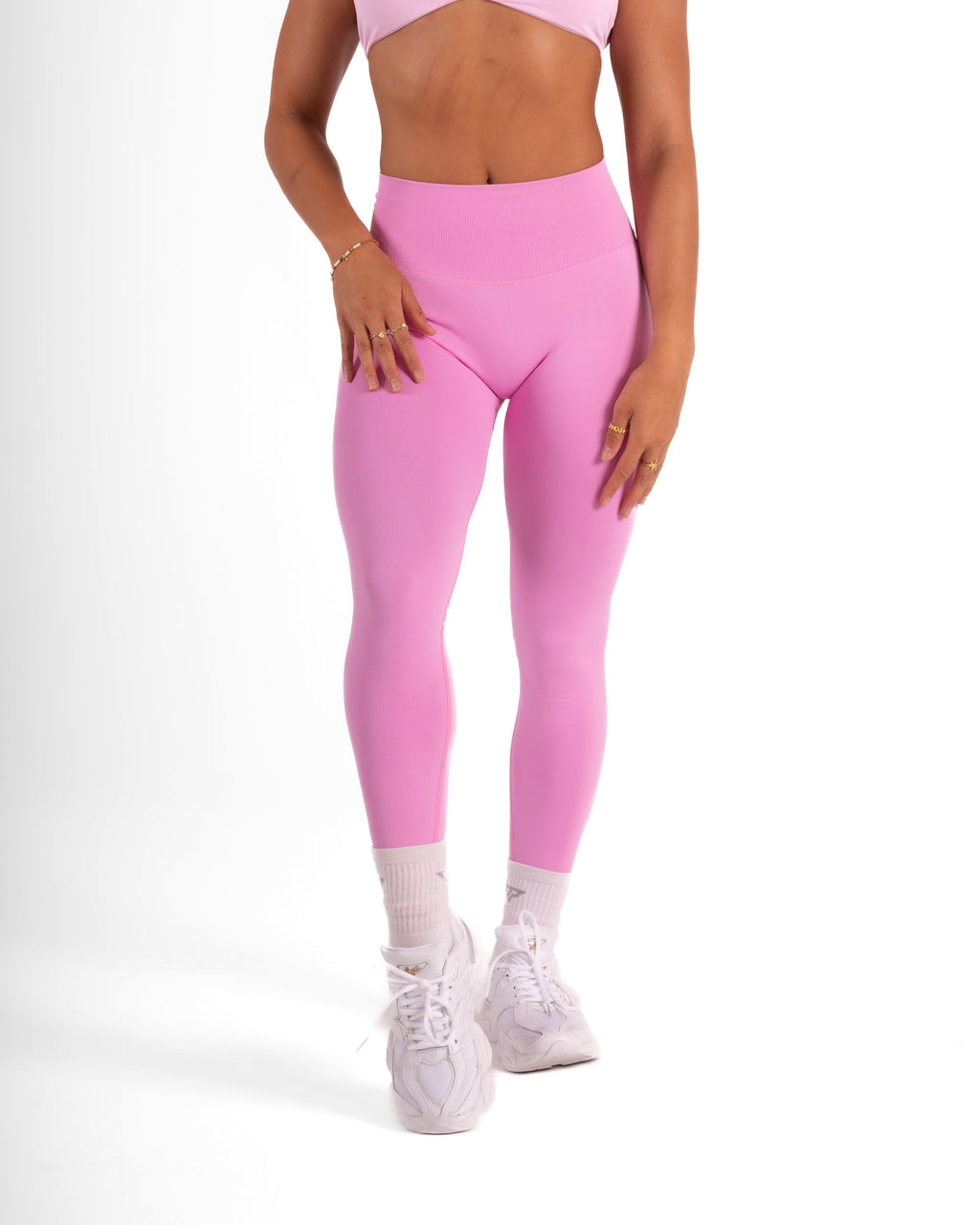 RECOIL HIGH WAIST SCRUNCH LEGGING - BUBBLEGUM PINK