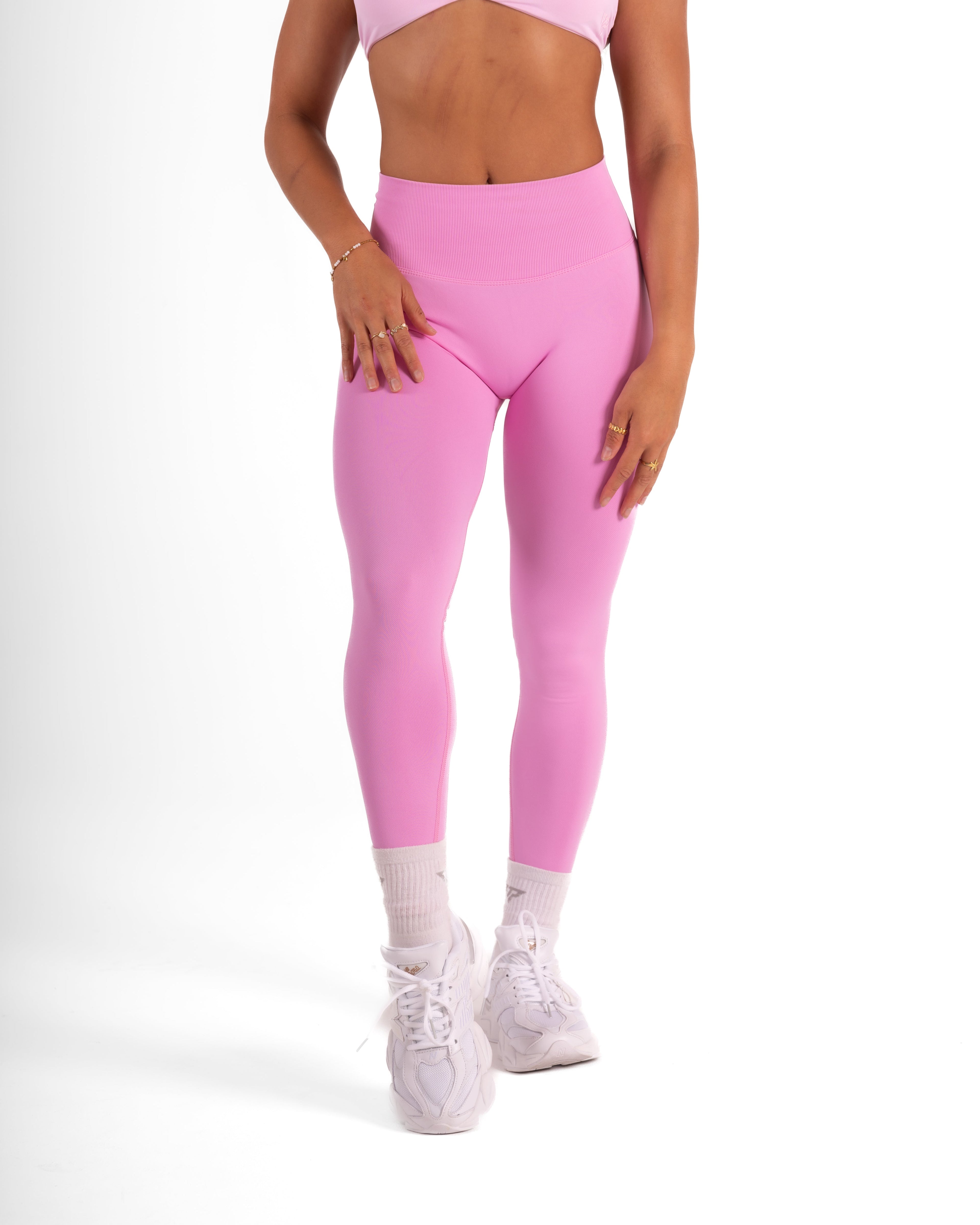 RECOIL HIGH WAIST SCRUNCH LEGGING - BUBBLEGUM PINK