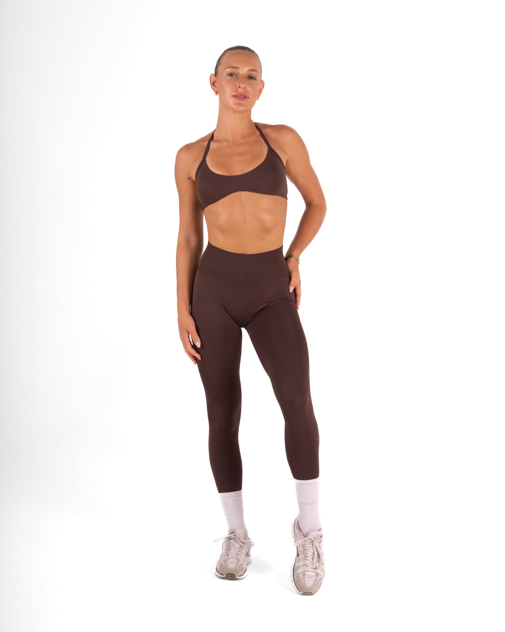 RECOIL HIGH WAIST SCRUNCH LEGGING - ESPRESSO