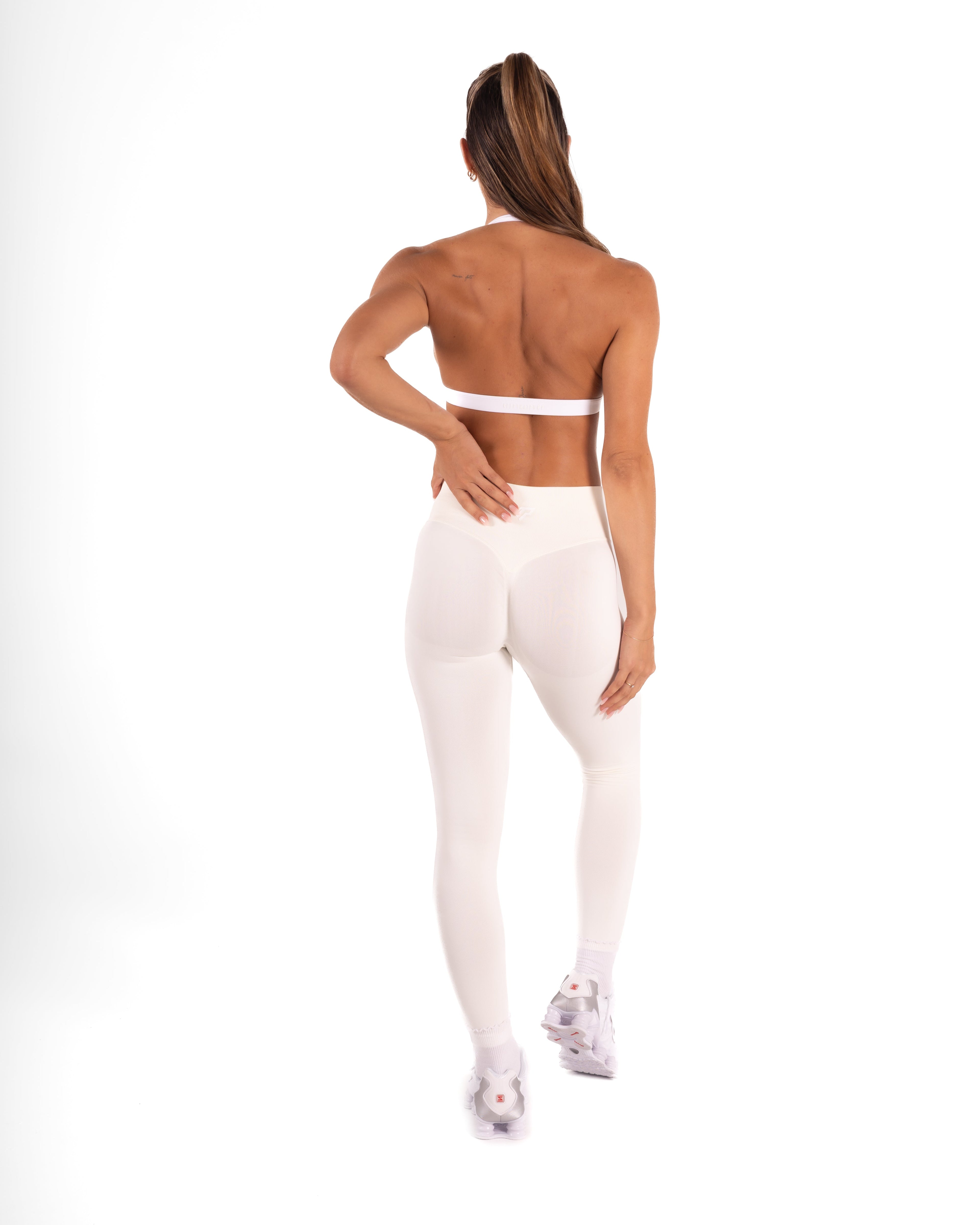 RECOIL HIGH WAIST SCRUNCH LEGGING - OFF WHITE