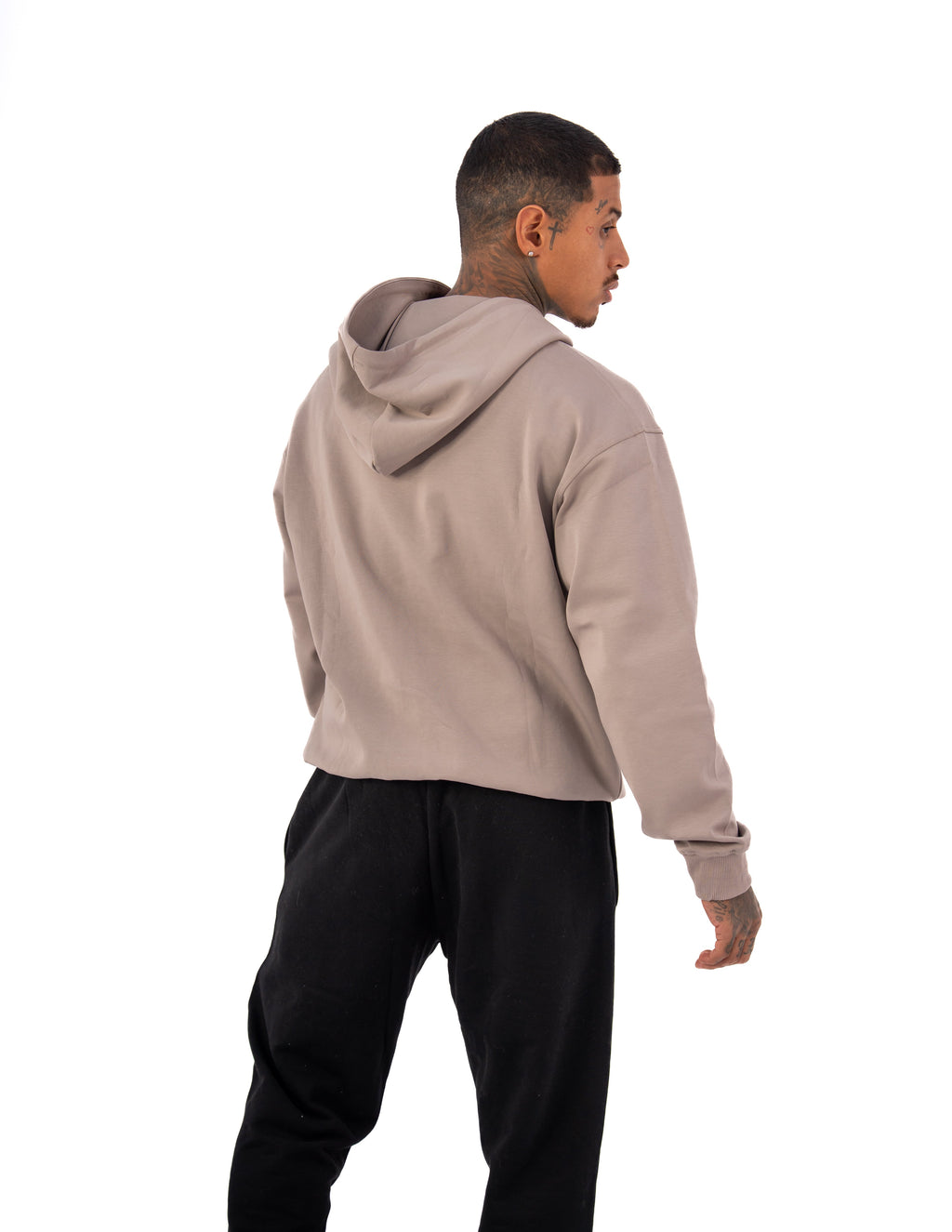 KTP MEN'S EMBOSSED HOODIES - DARK GREY