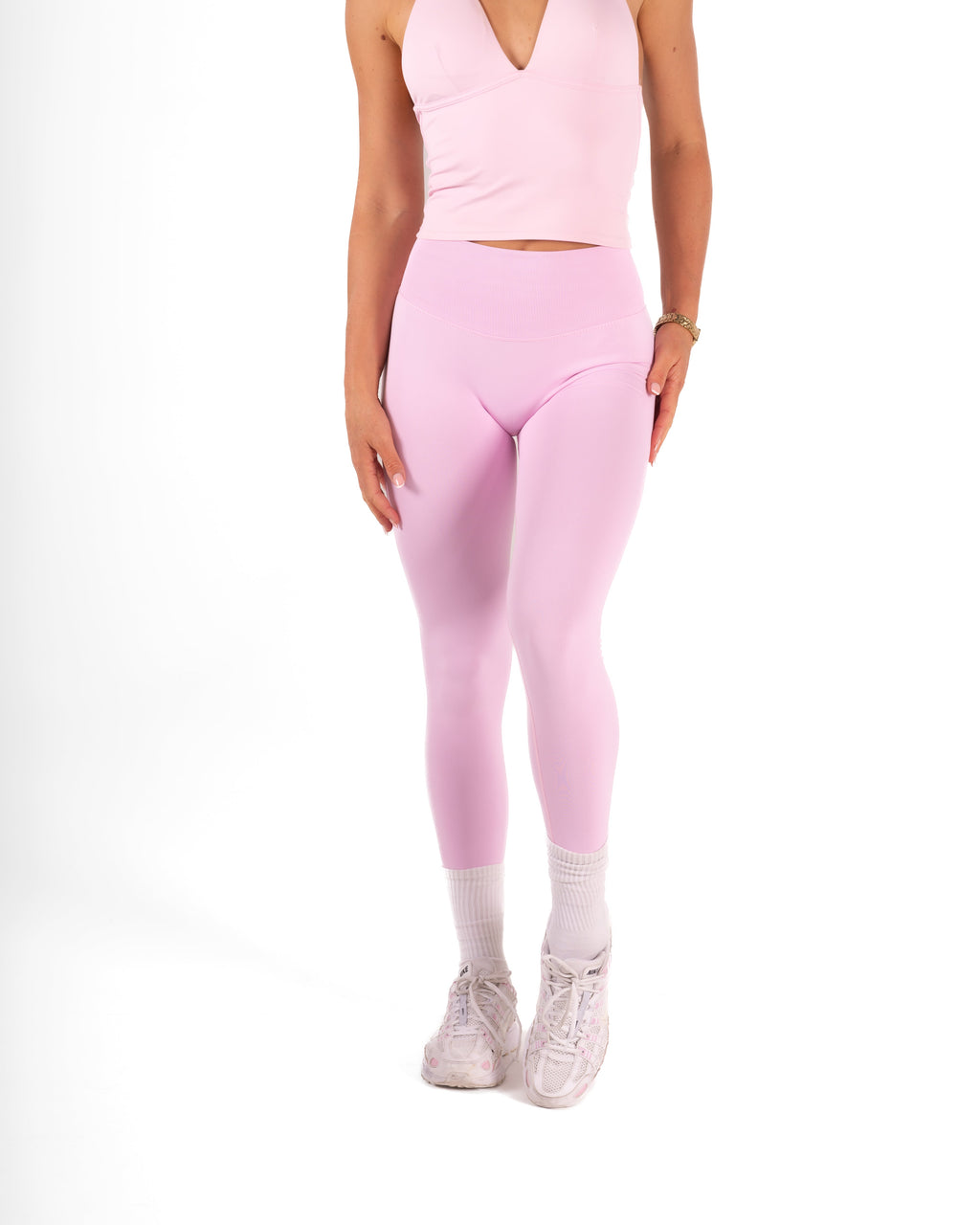 RECOIL HIGH WAIST SCRUNCH LEGGING - LIGHT PINK