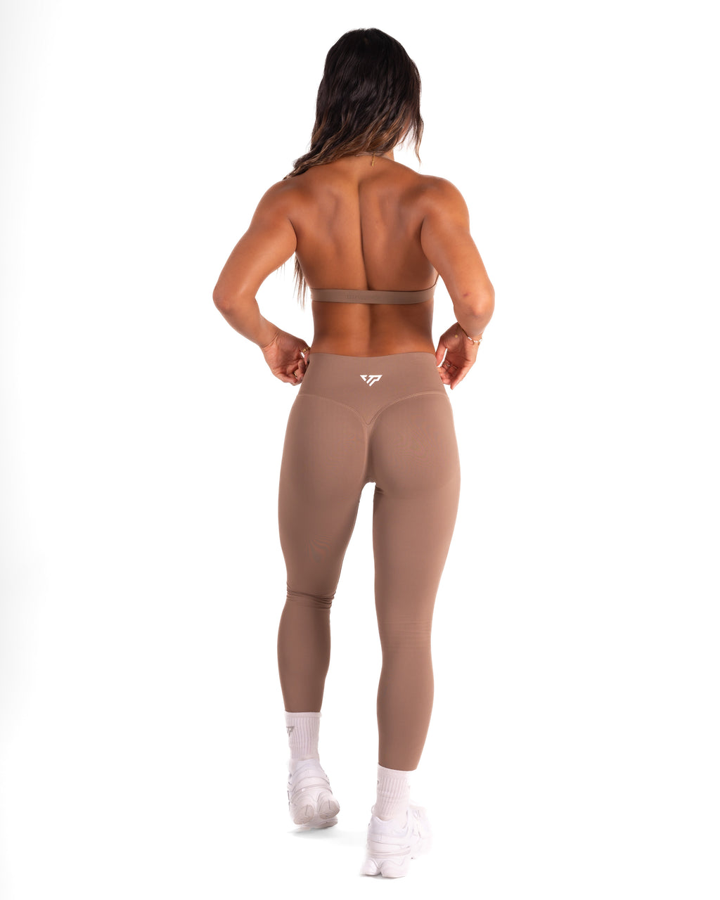 RECOIL HIGH WAIST SCRUNCH LEGGING - COFFEE
