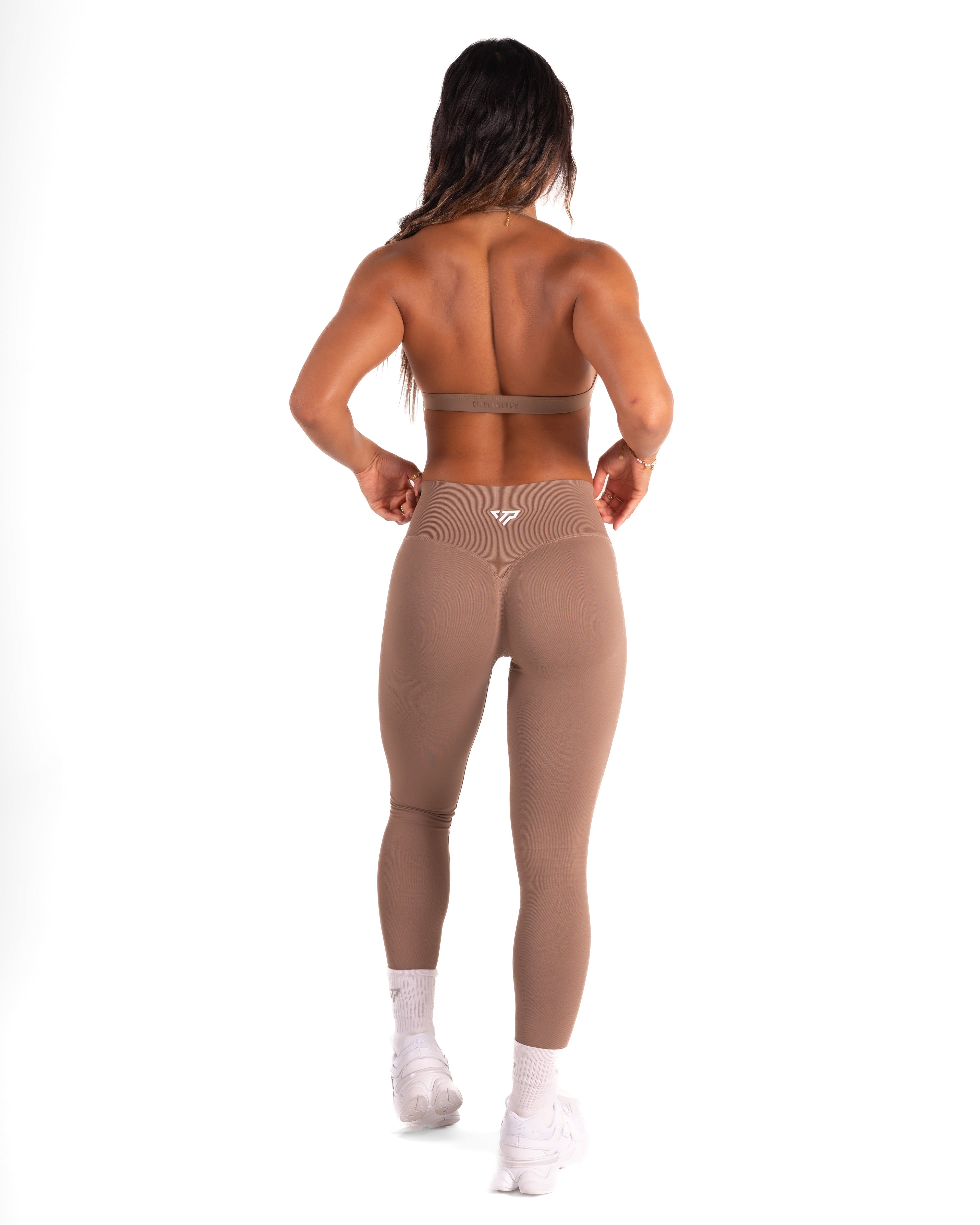 RECOIL HIGH WAIST SCRUNCH LEGGING - COFFEE