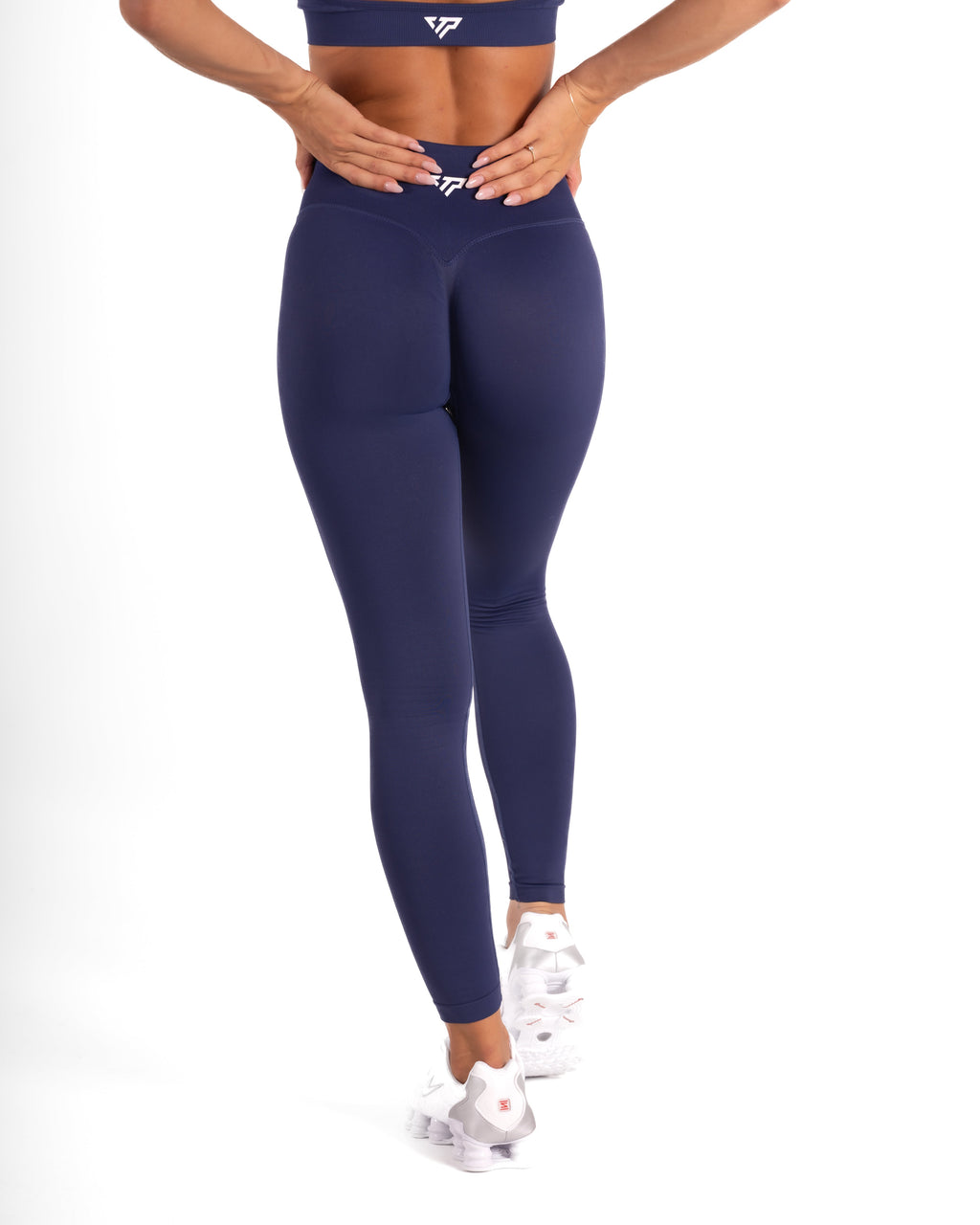 RECOIL HIGH WAIST SCRUNCH LEGGING - NAVY