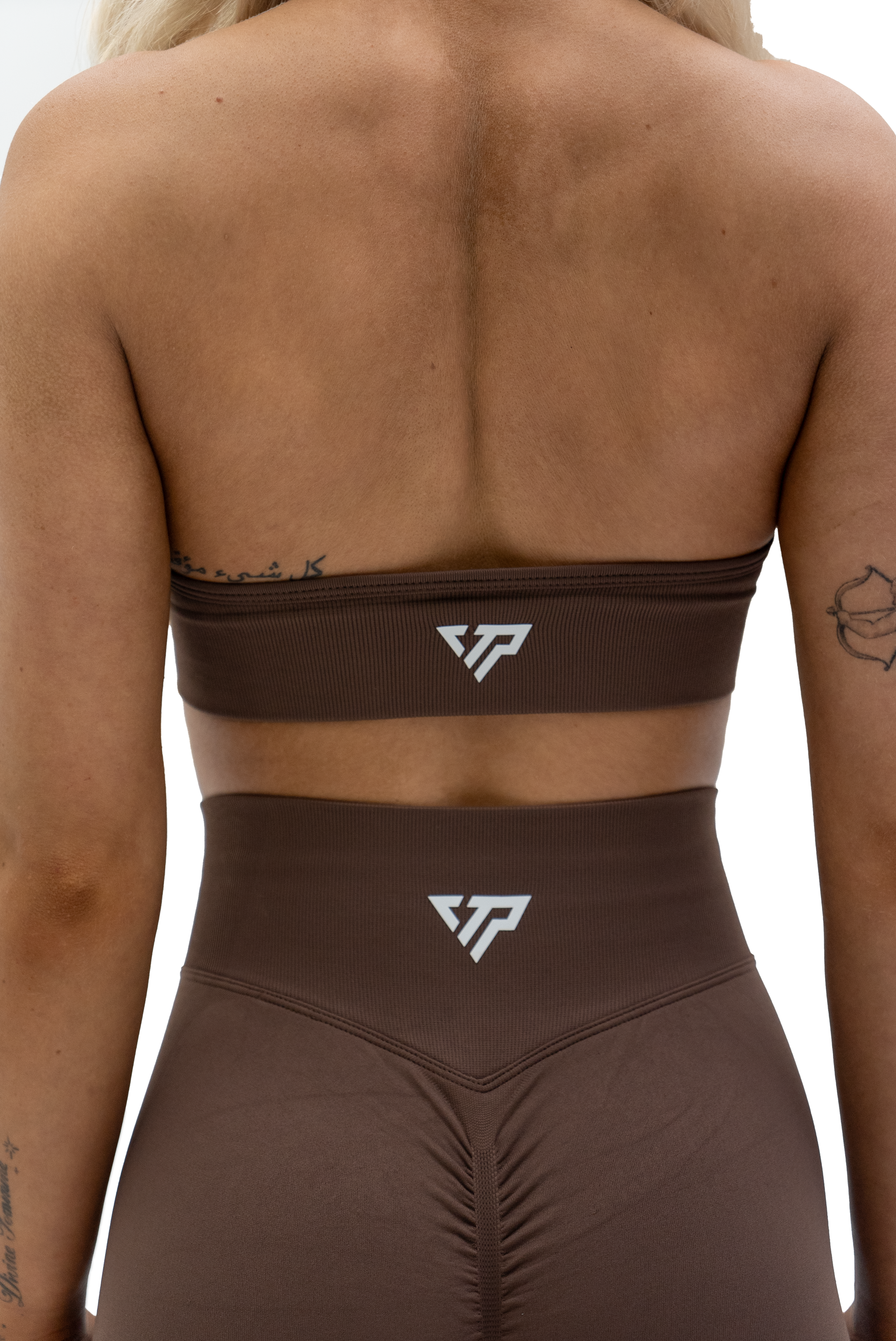 CORE HALTER BRA - ESPRESSO