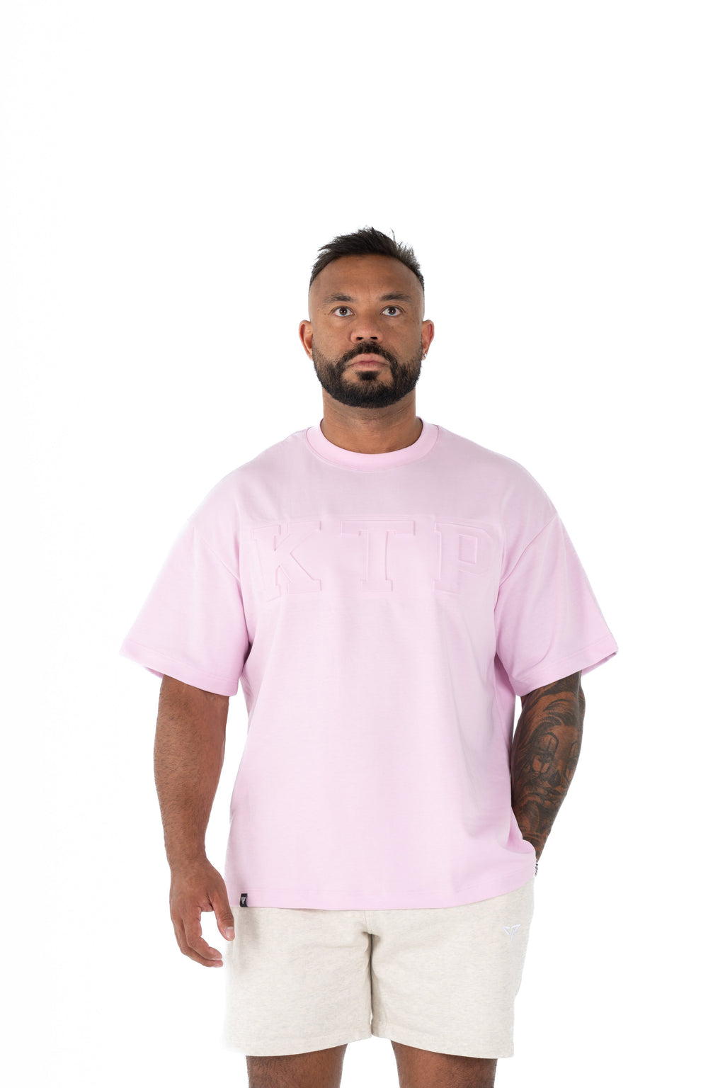 EMBOSSED KTP TEE 2 - PINK