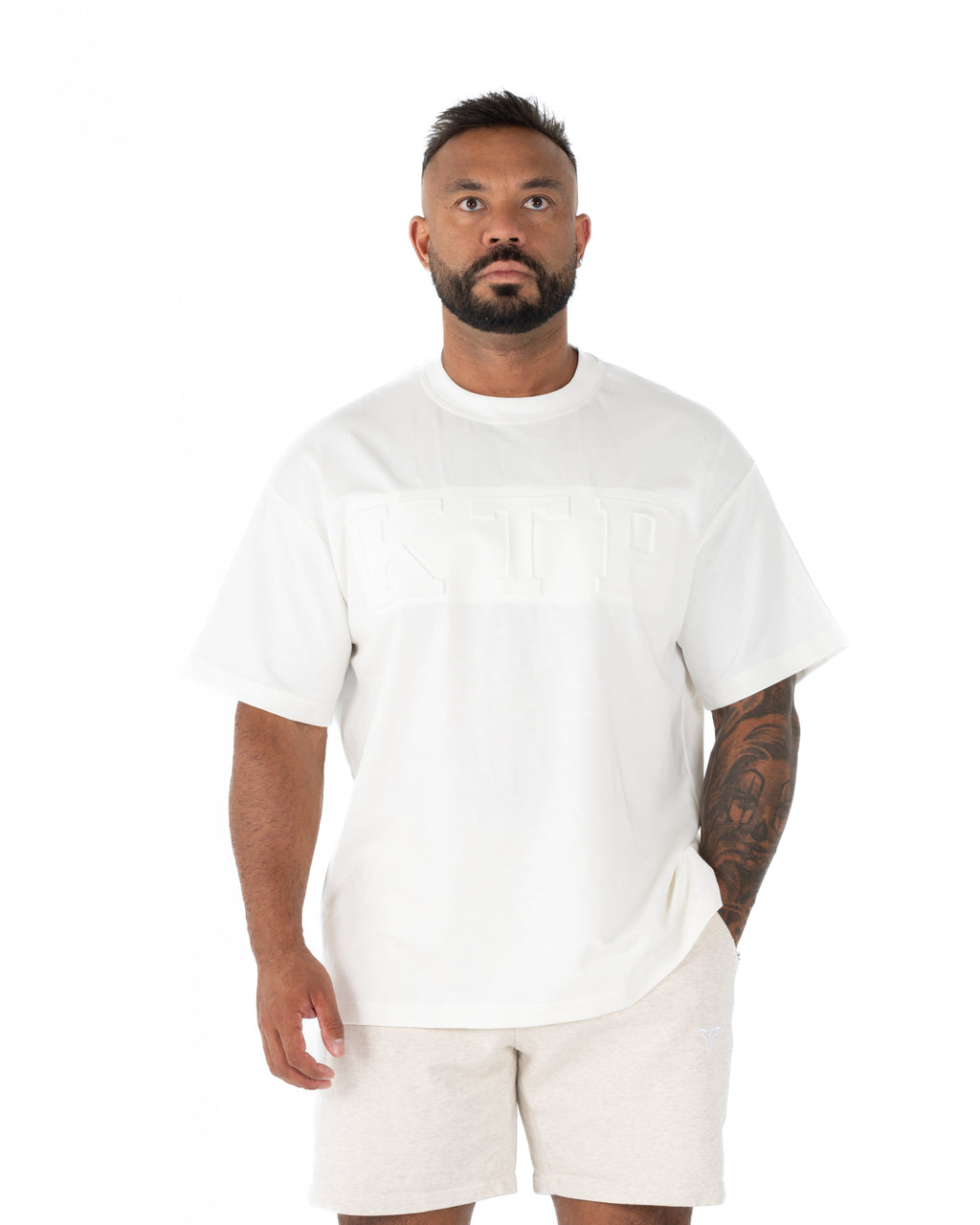 EMBOSSED KTP TEE 2 - WHITE