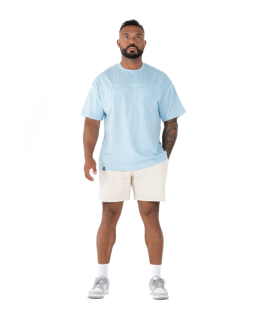 EMBOSSED KTP TEE 2 - BABY BLUE