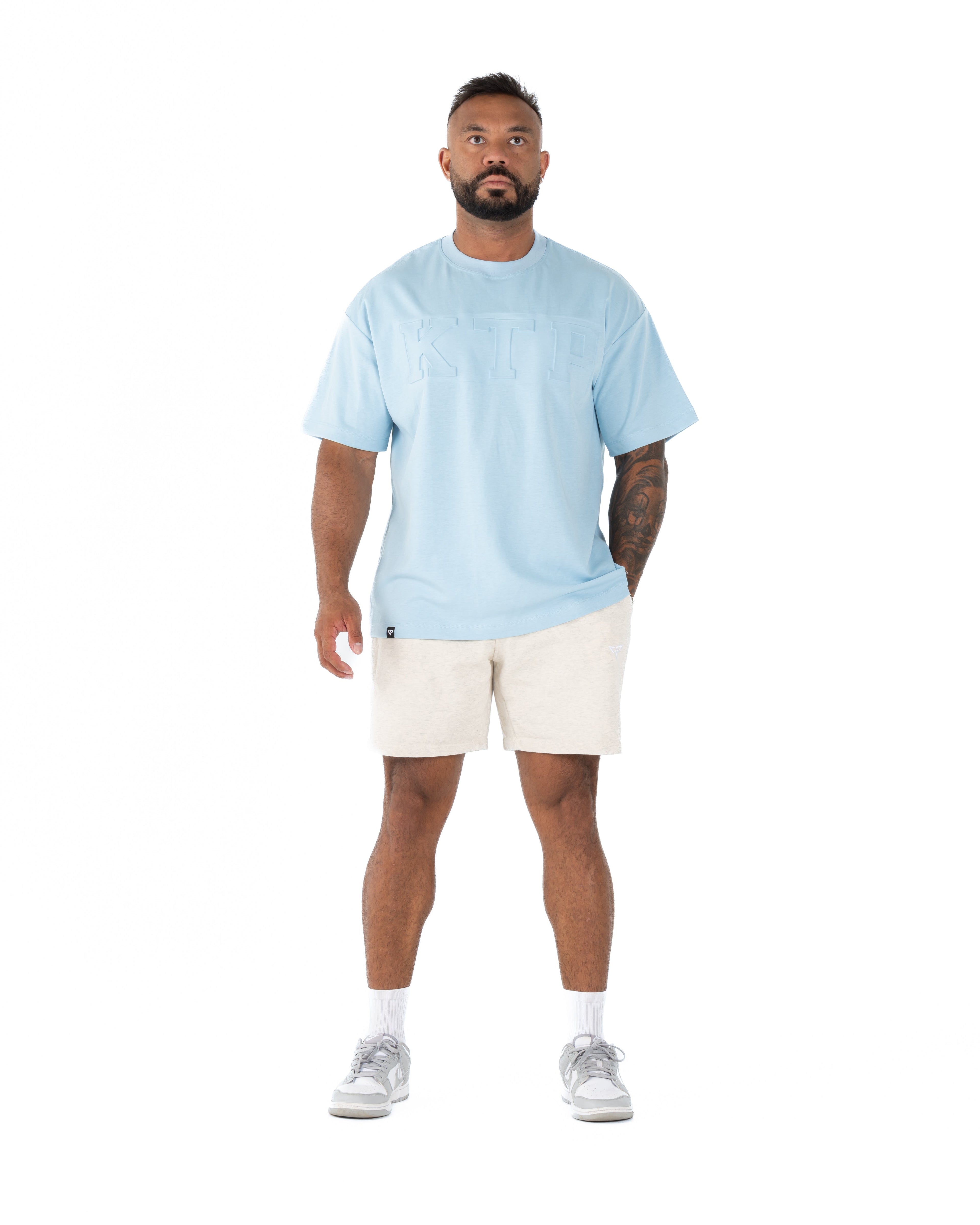 EMBOSSED KTP TEE 2 - BABY BLUE