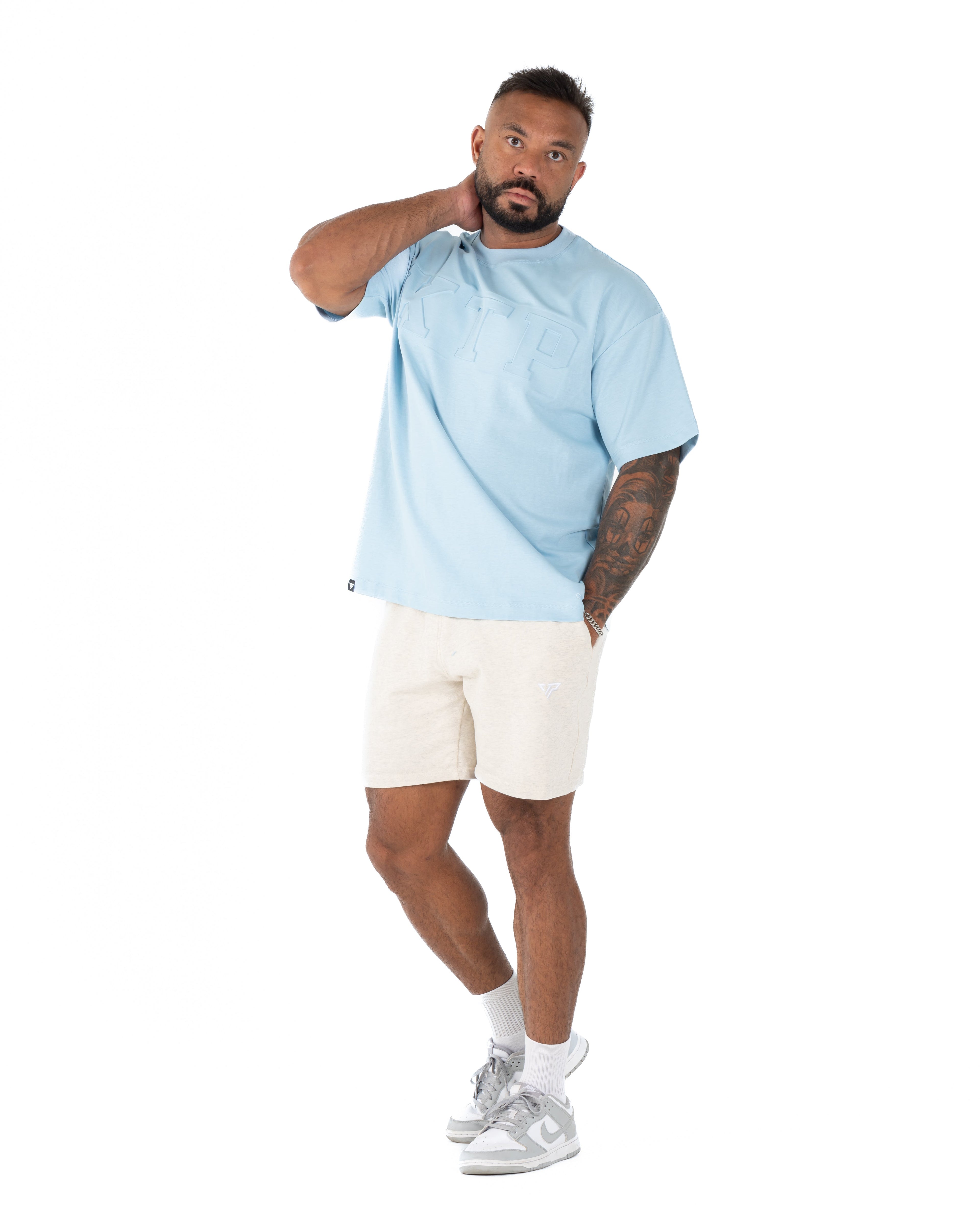 EMBOSSED KTP TEE 2 - BABY BLUE