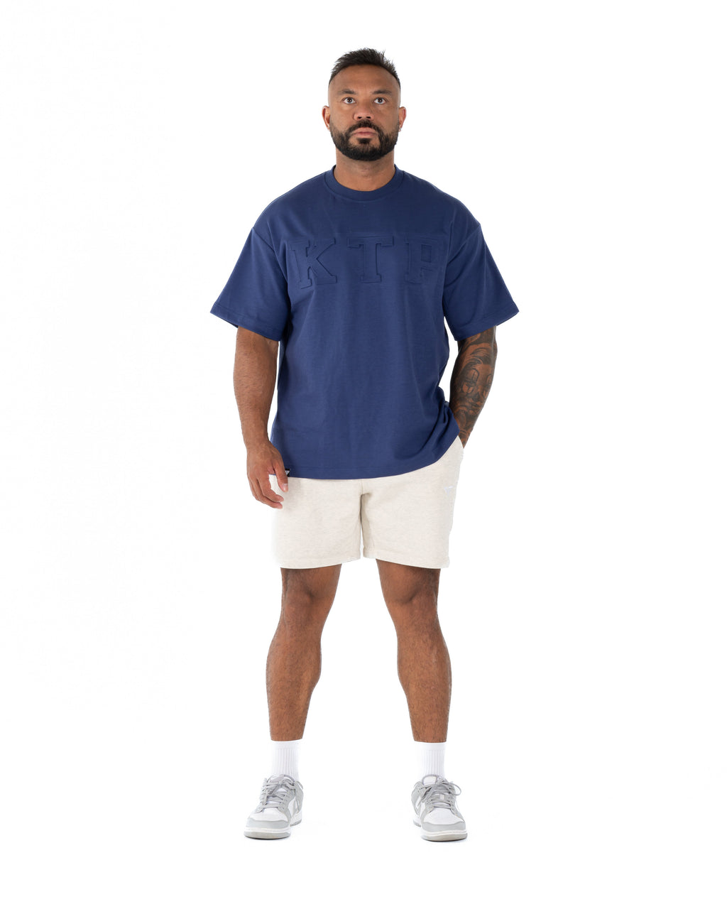 EMBOSSED KTP TEE 2 - NAVY
