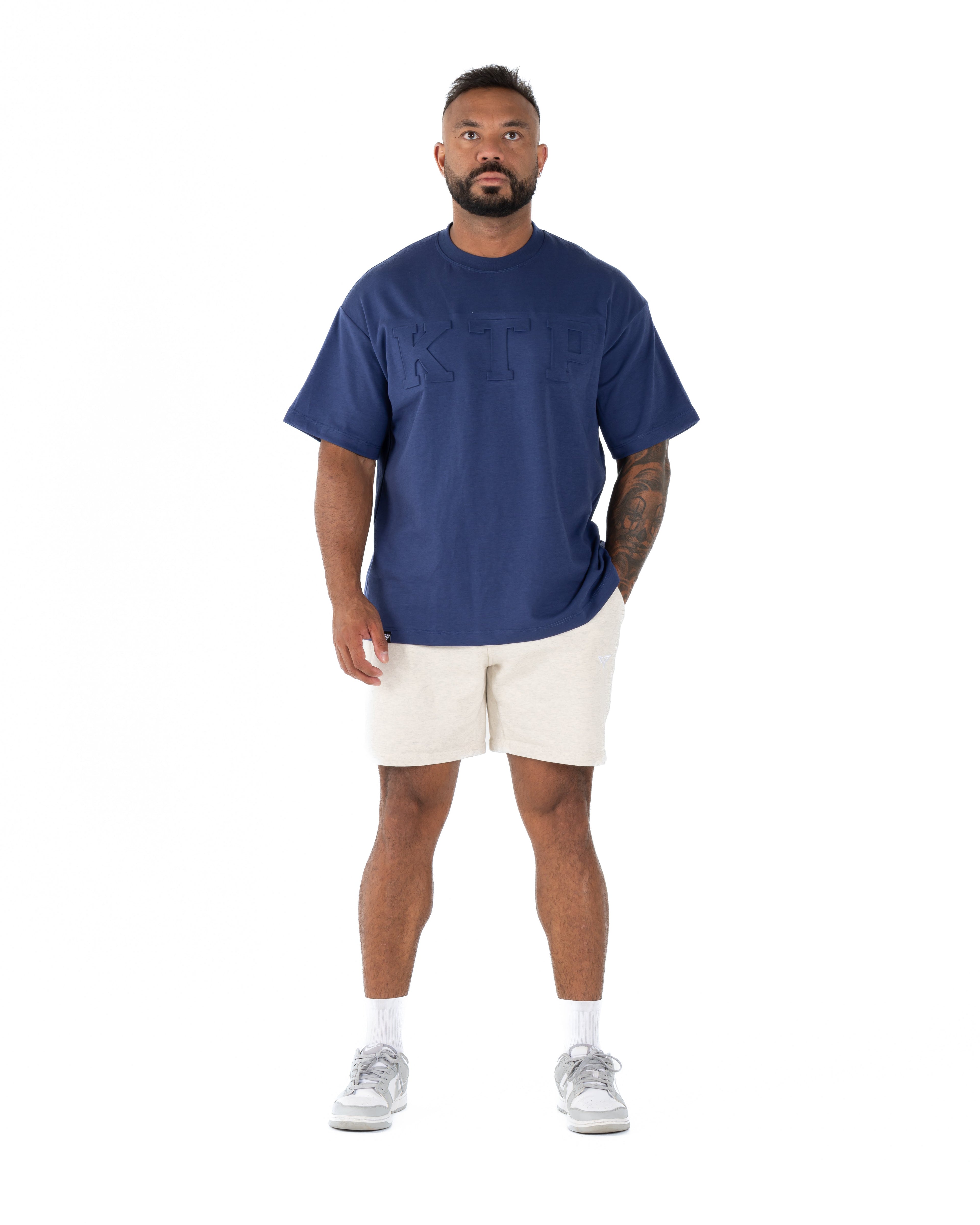 EMBOSSED KTP TEE 2 - NAVY