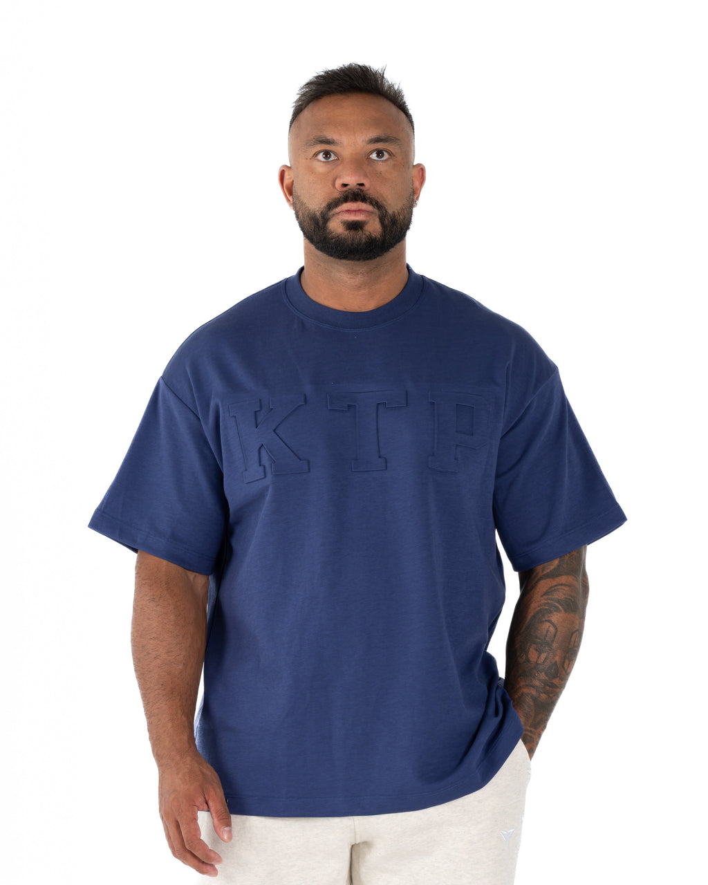 EMBOSSED KTP TEE 2 - NAVY