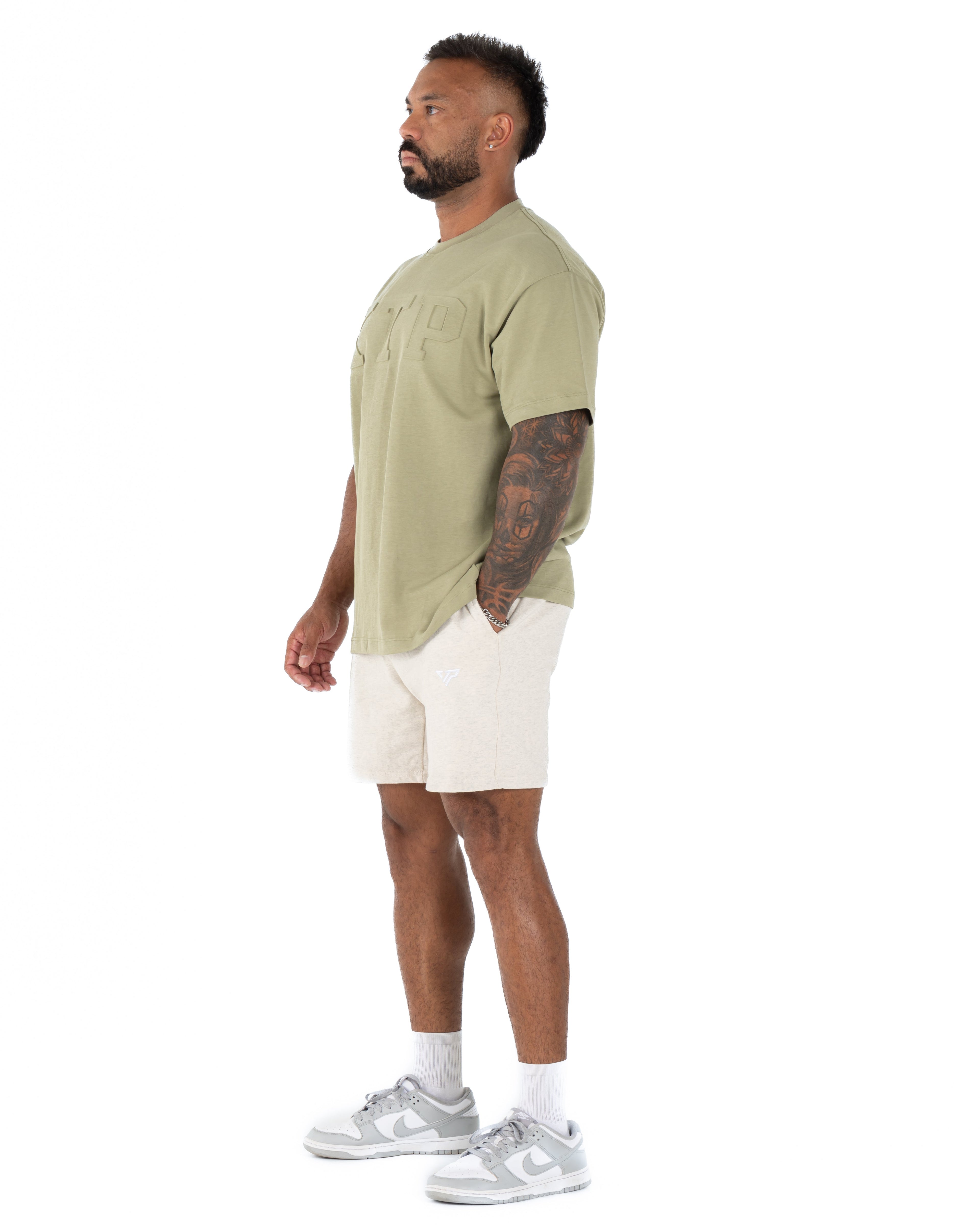 EMBOSSED KTP TEE 2 - KHAKI GREEN