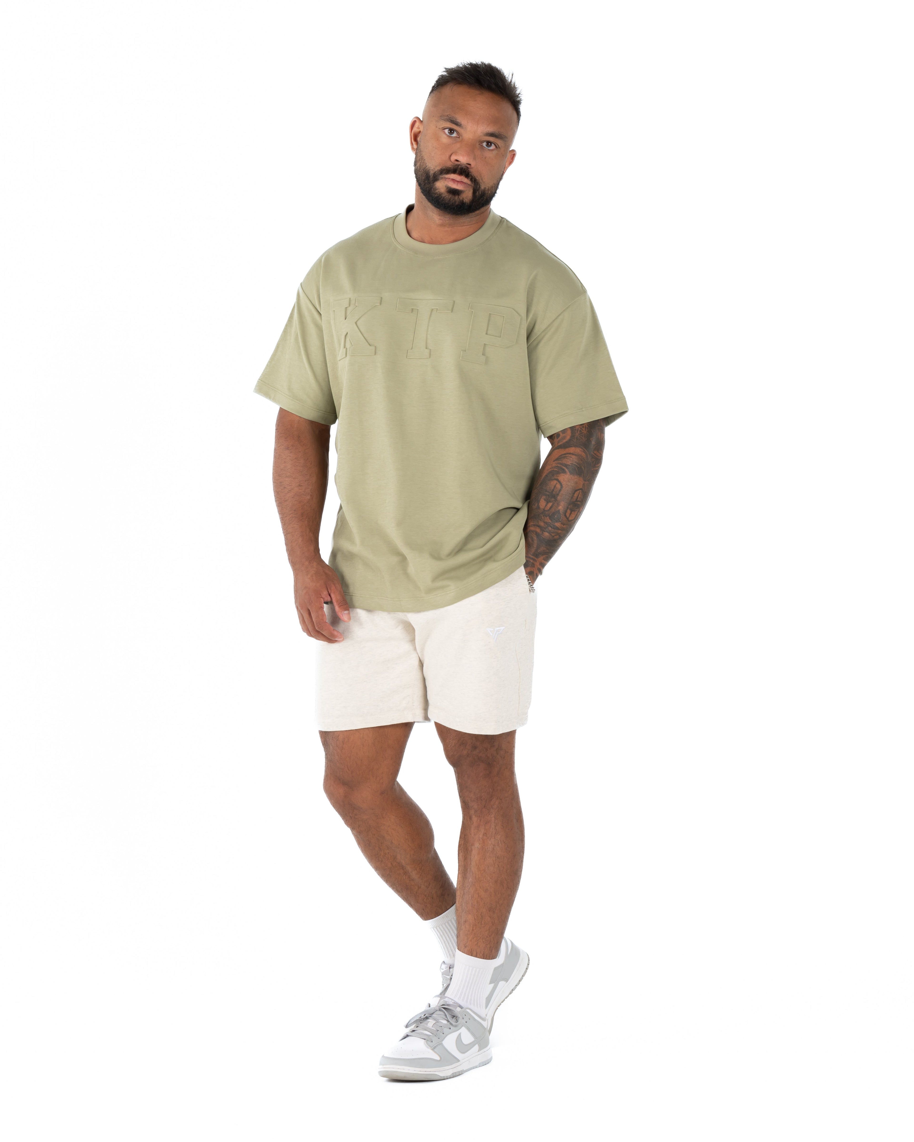 EMBOSSED KTP TEE 2 - KHAKI GREEN