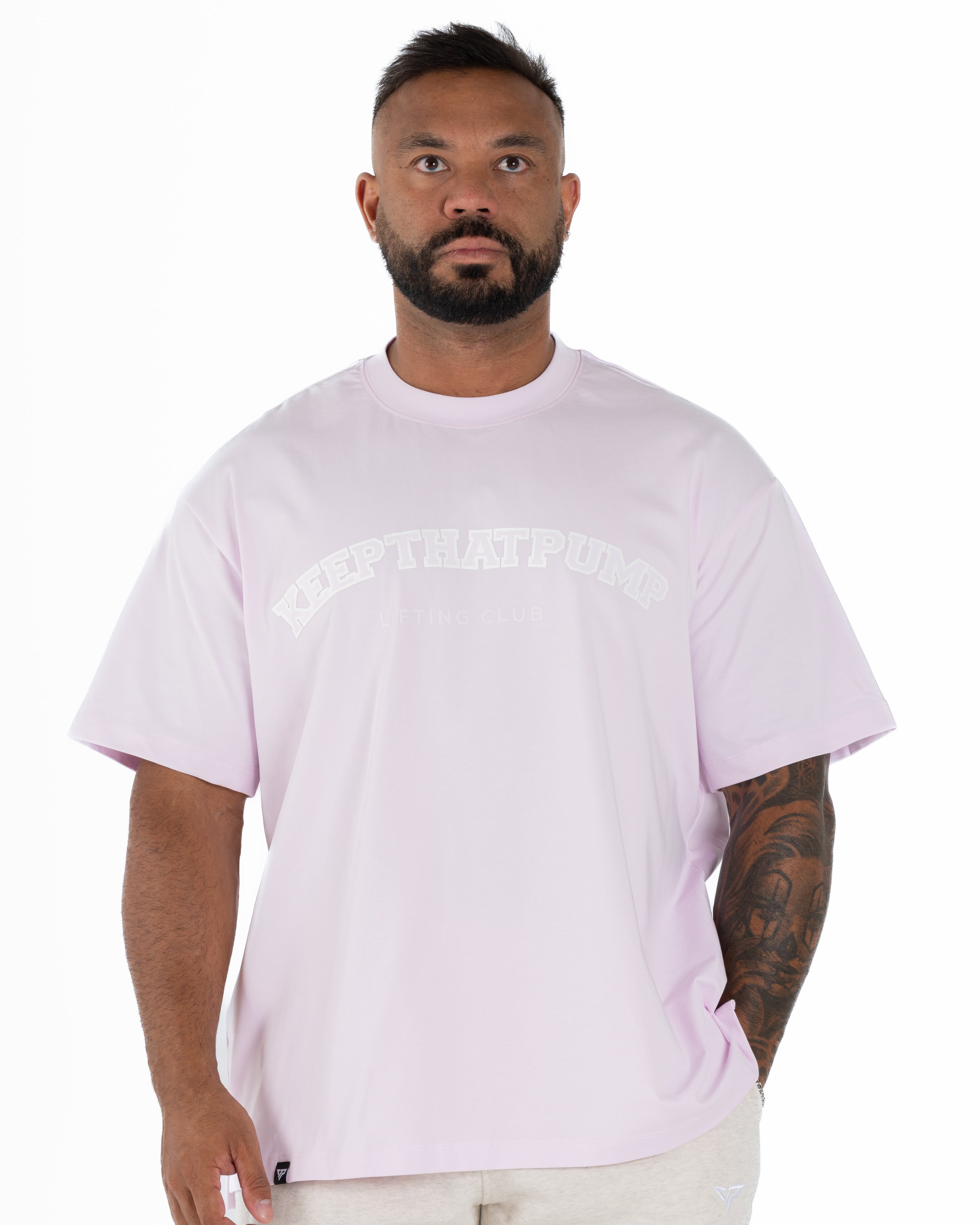 KTP LIFTING OS TEE - BABY PINK