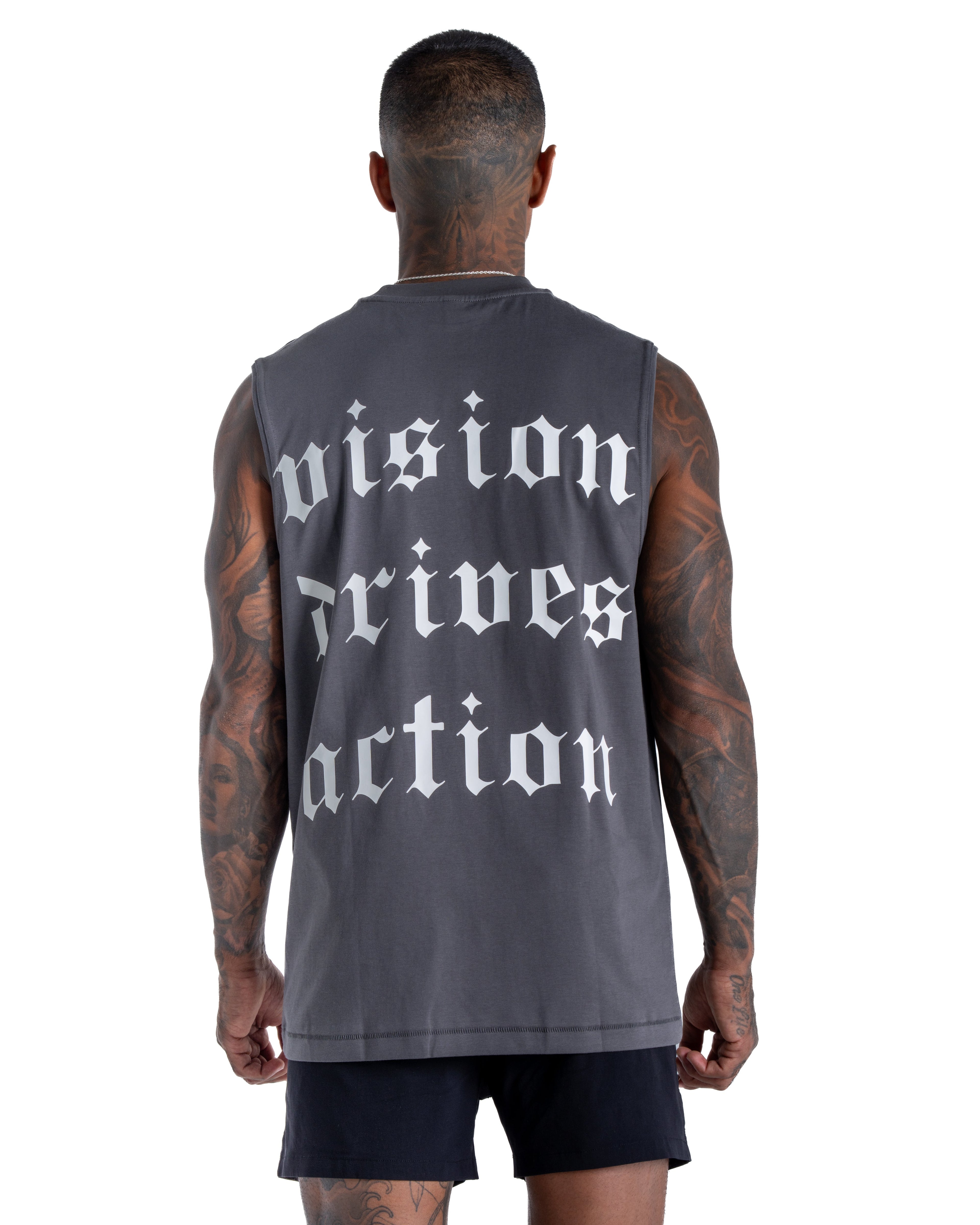 KTP MEN'S VDA TANK - CHARCOAL