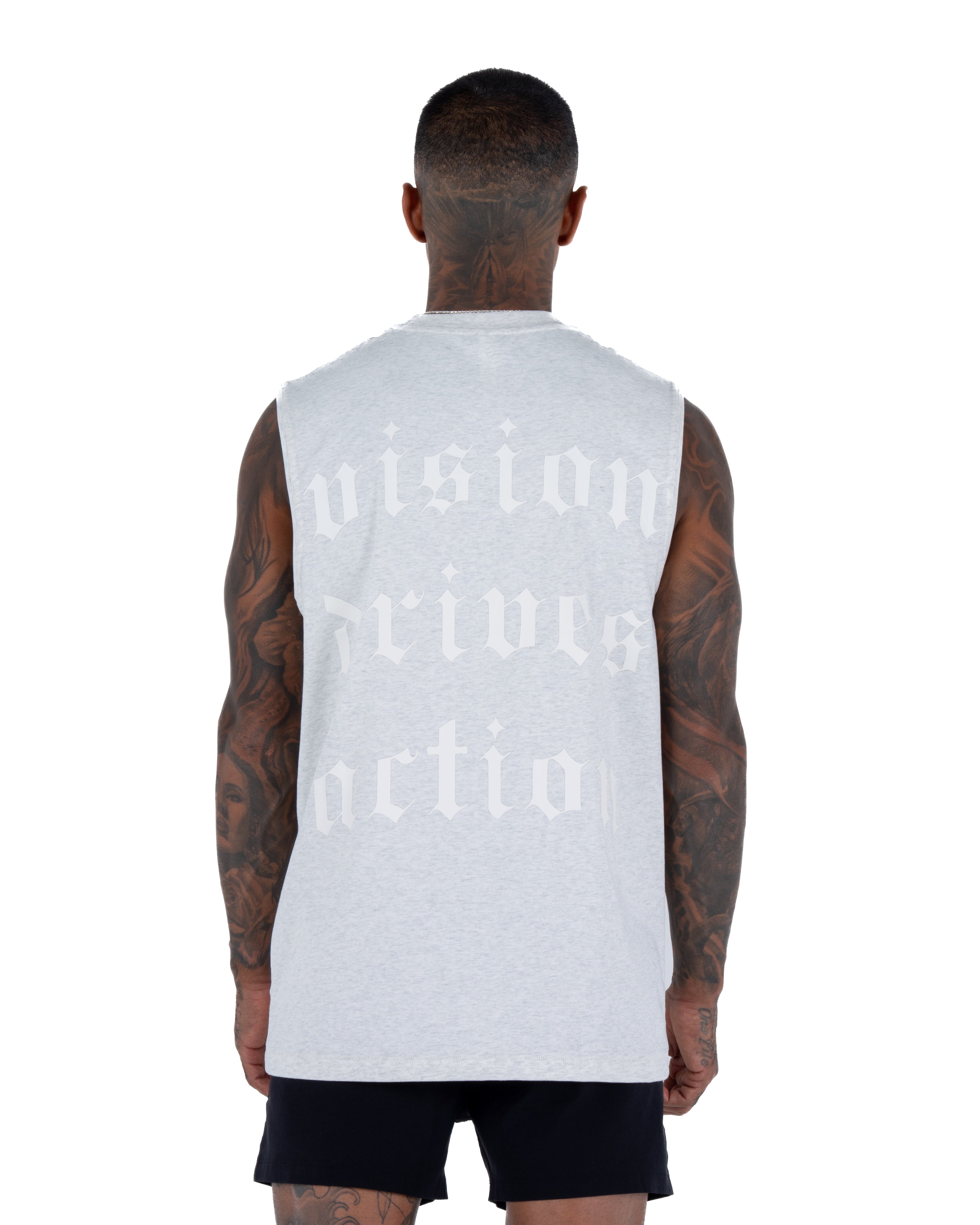 KTP MEN'S VDA TANK - MARLE GREY